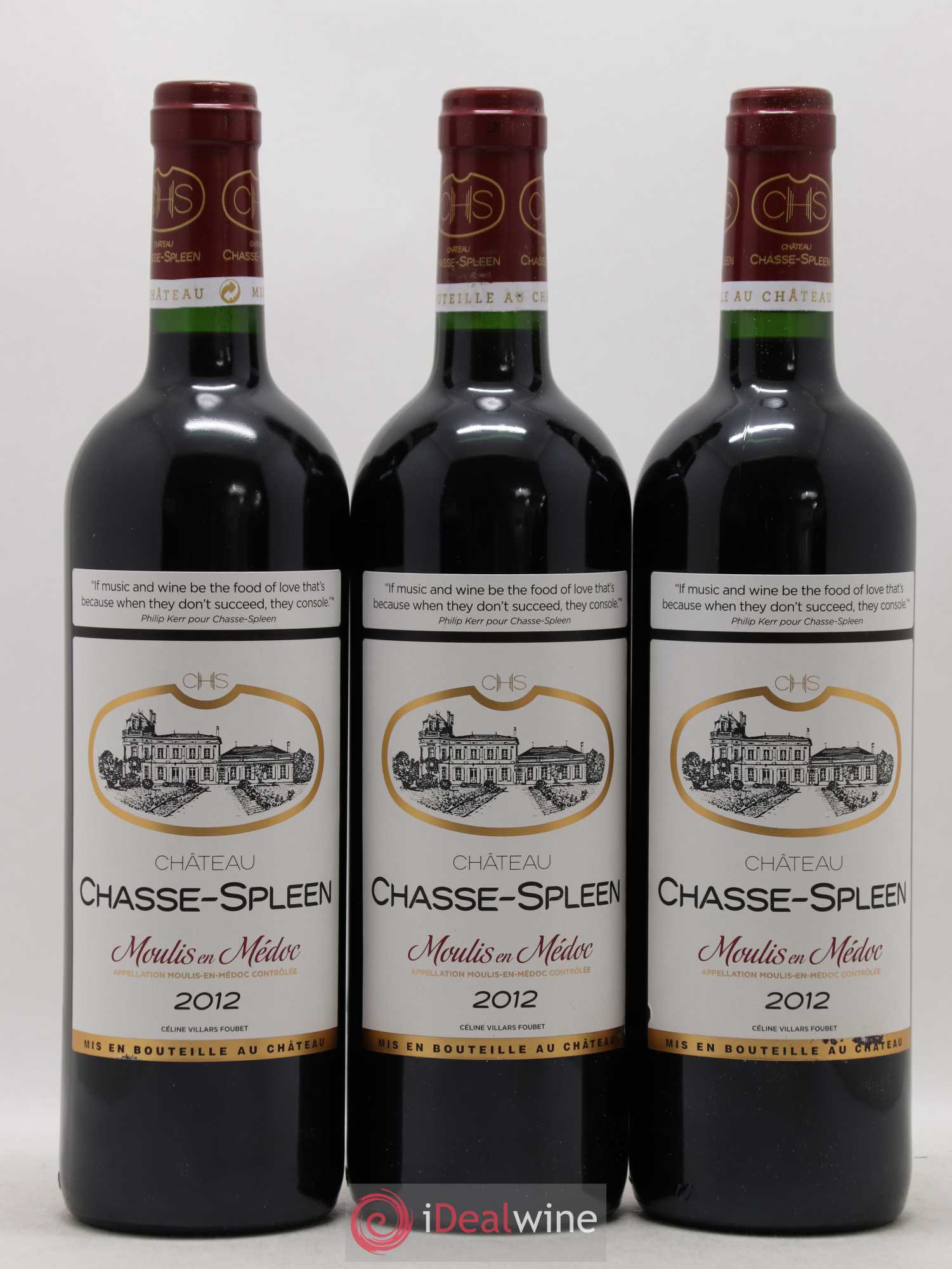 Château Chasse Spleen 2012 - Lot de 12 bouteilles - 4