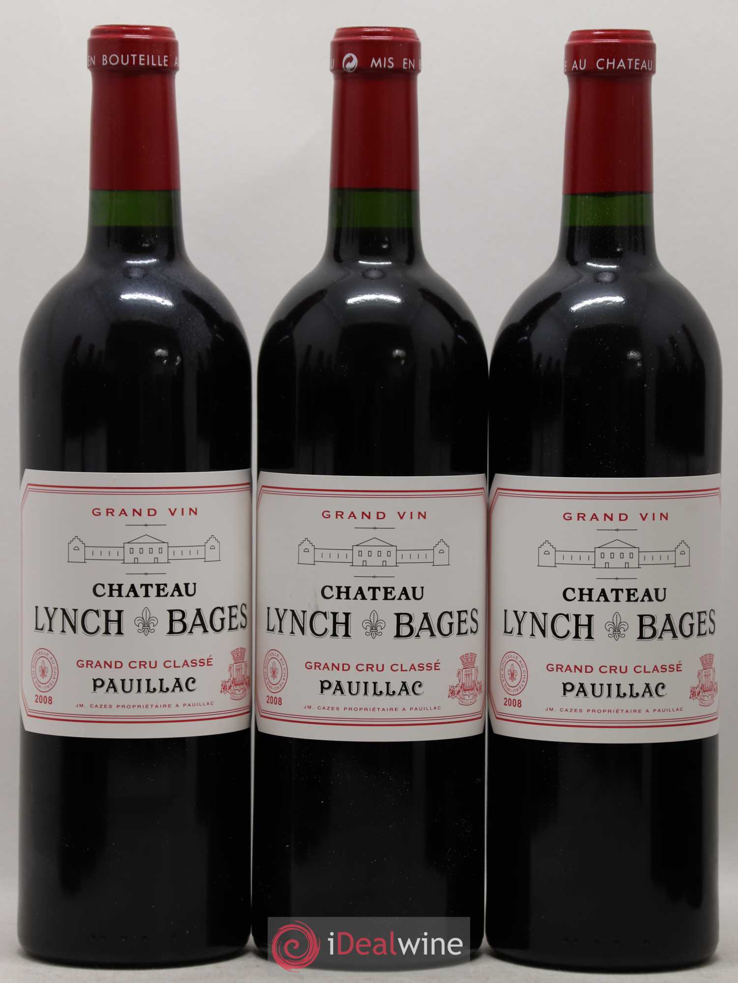 Château Lynch Bages 5ème Grand Cru Classé 2008 - Lot de 12 bouteilles - 2