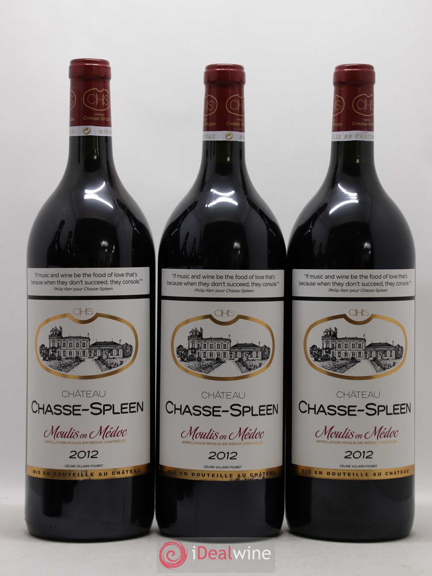 Château Chasse Spleen 2012 - Lot de 6 magnums - 1