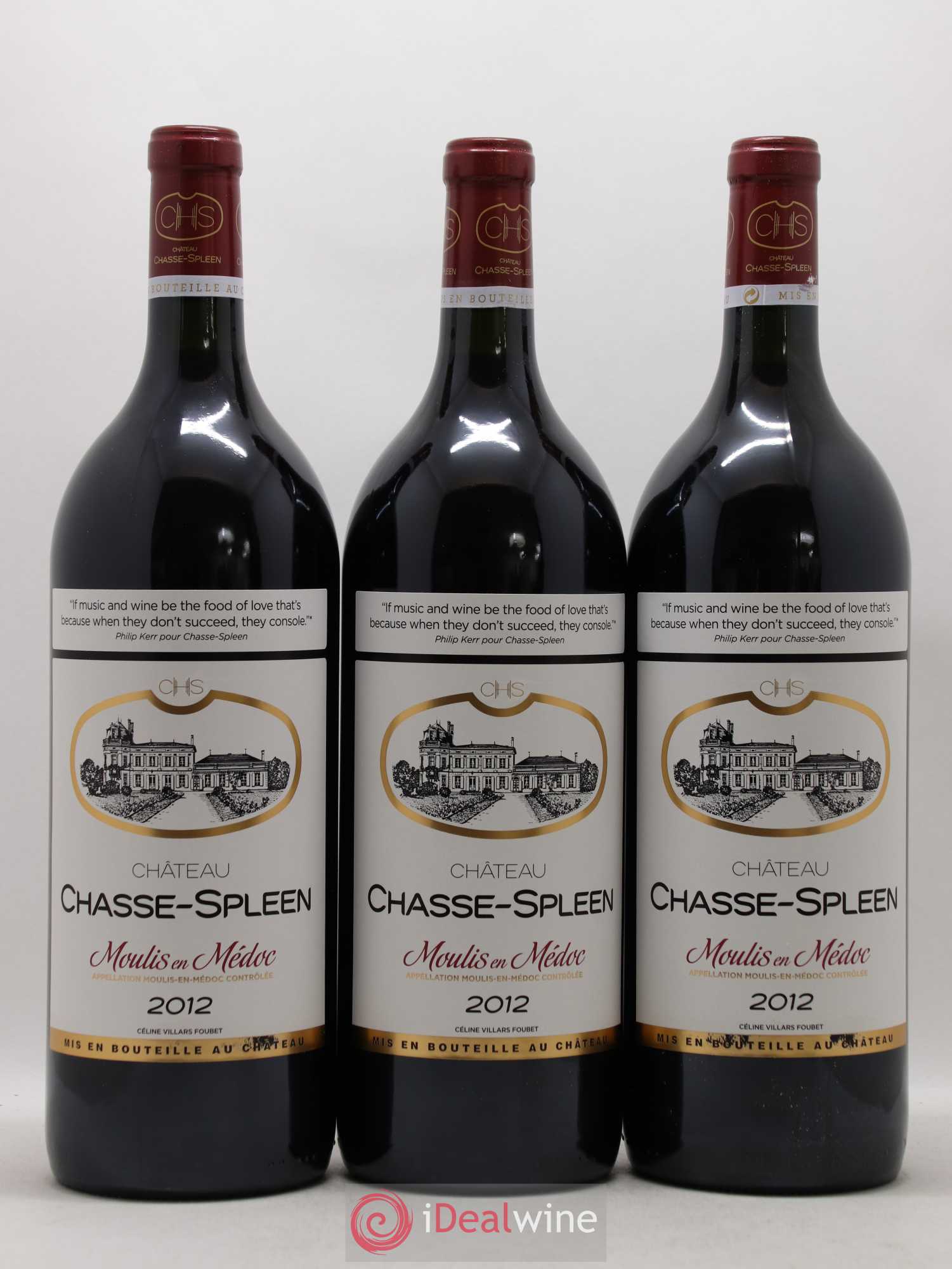 Château Chasse Spleen 2012 - Lot de 6 magnums - 2