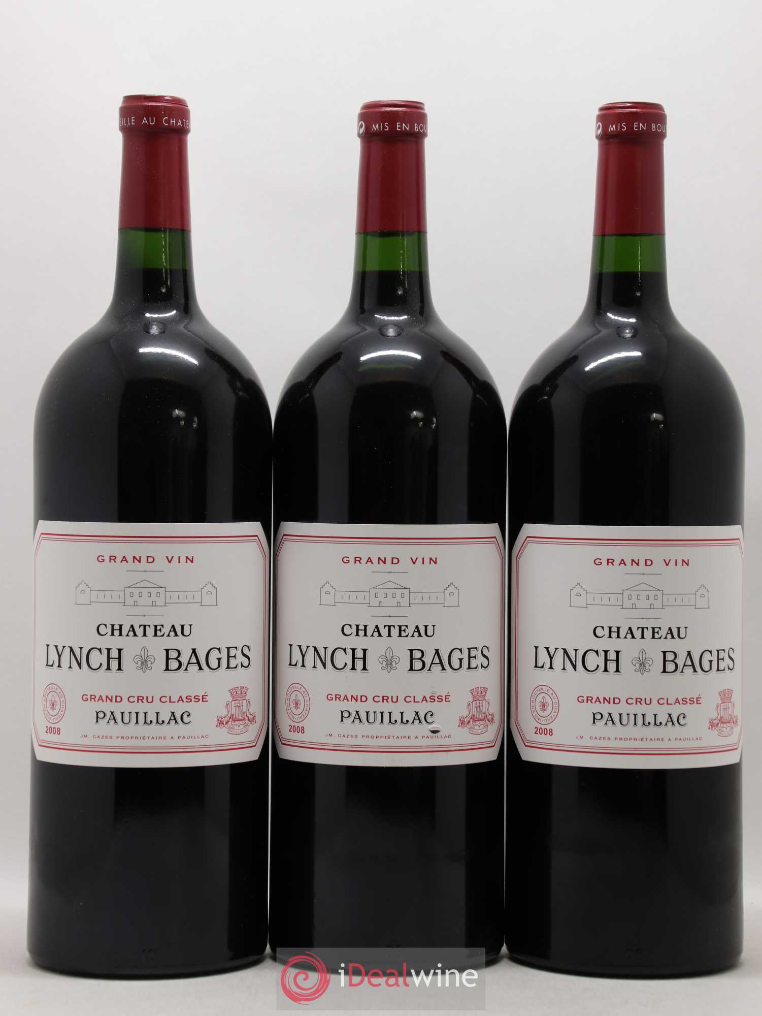 Château Lynch Bages 5ème Grand Cru Classé 2008 - Lot de 6 magnums - 2