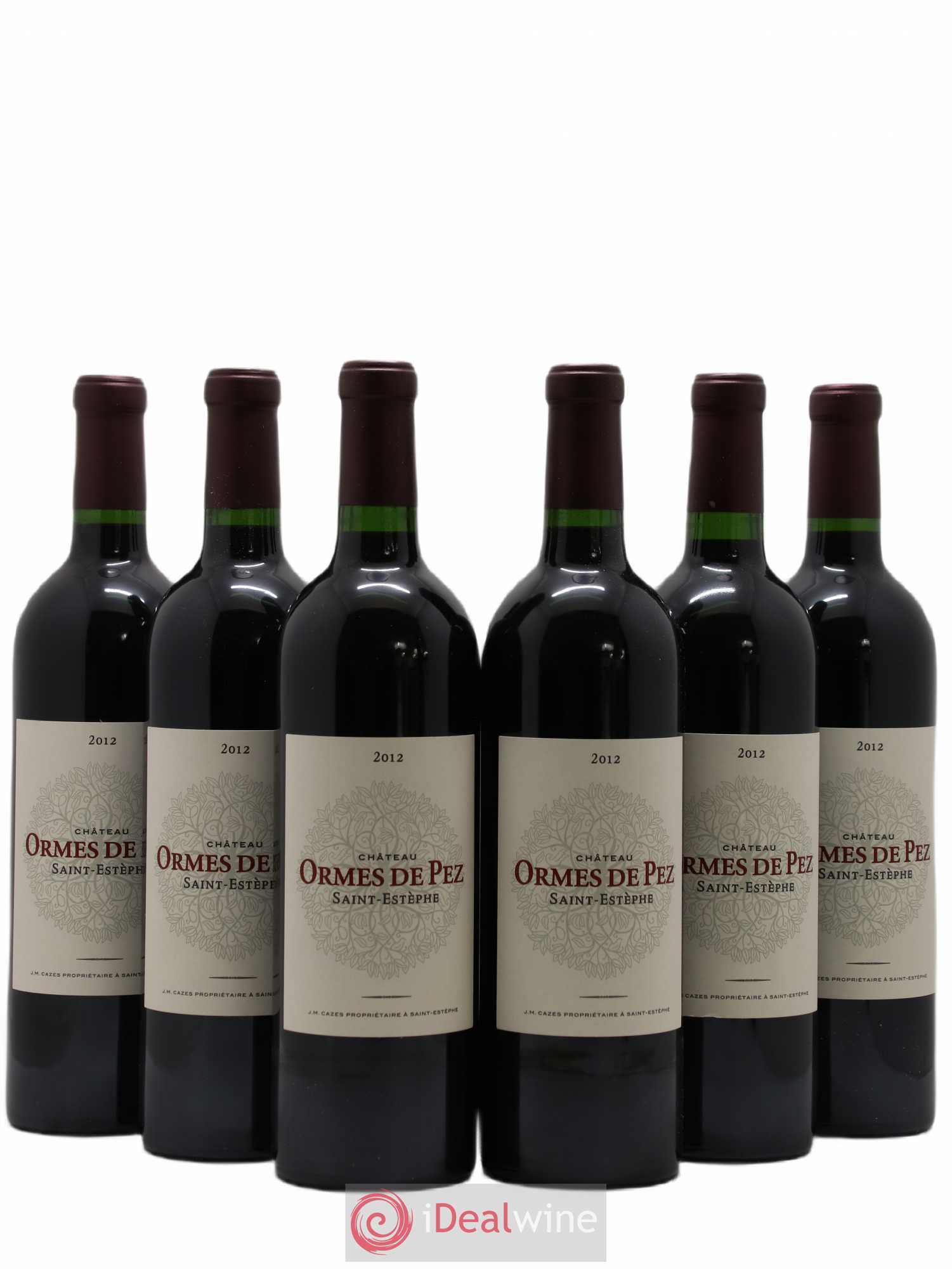 Château les Ormes de Pez 2012 - Lot de 6 bouteilles - 0