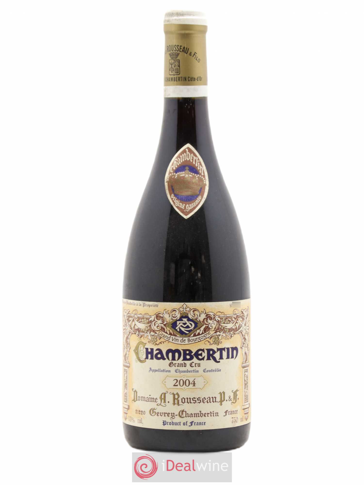 Chambertin Grand Cru Armand Rousseau (Domaine) 2004 - Lot de 1 bouteille - 0
