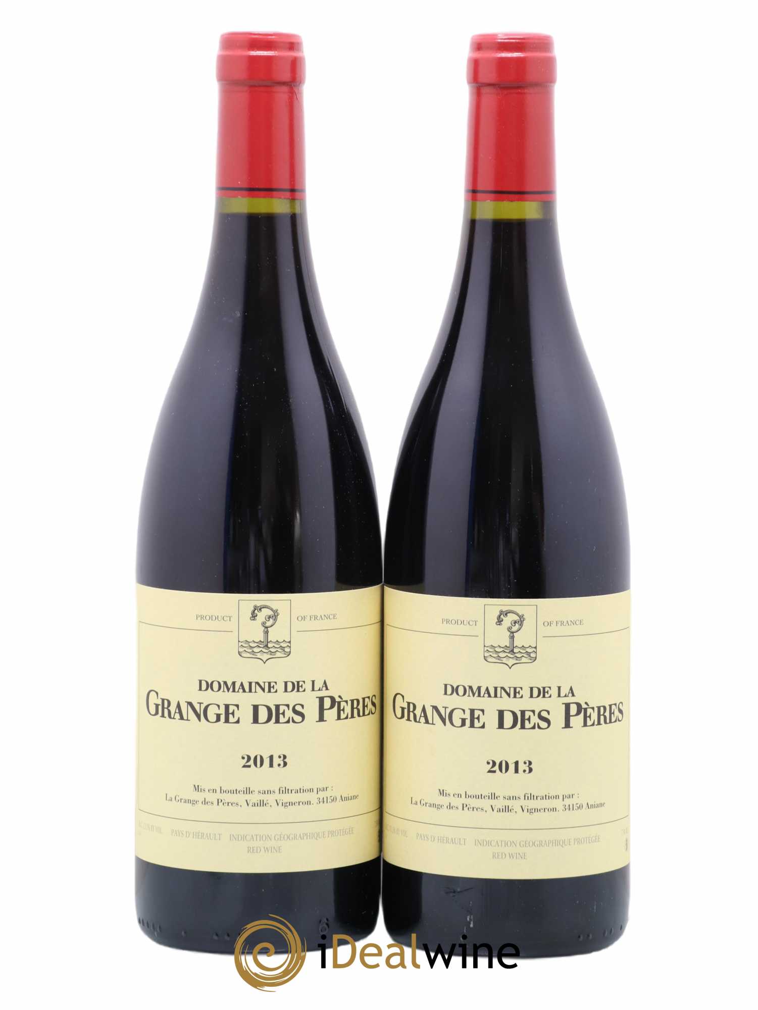 Pays d'Hérault Grange des Pères Laurent Vaillé 2013 - Lot de 2 bouteilles - 0