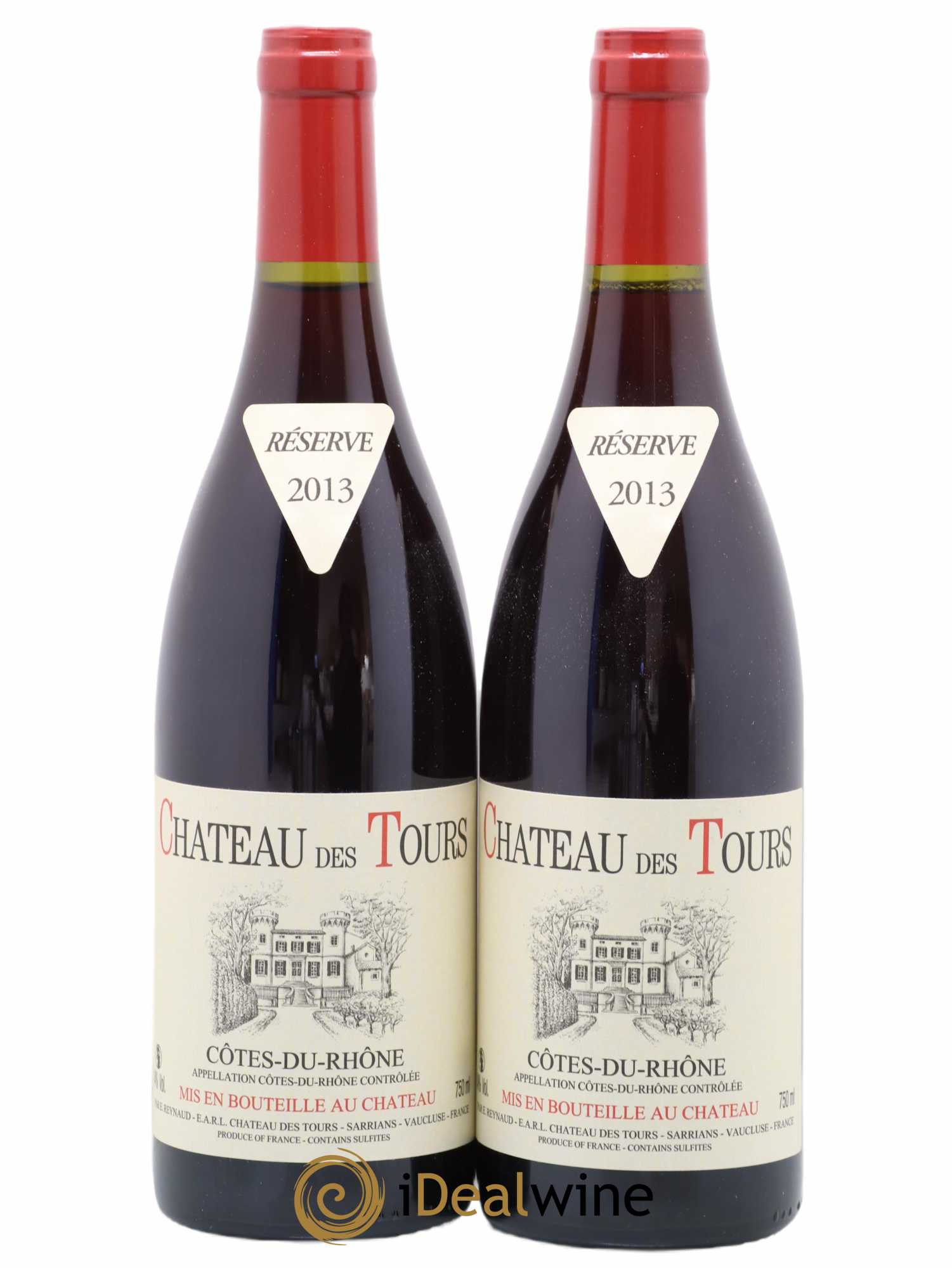 Côtes-du-Rhône Château des Tours Emmanuel Reynaud 2013 - Lot de 2 bouteilles - 0