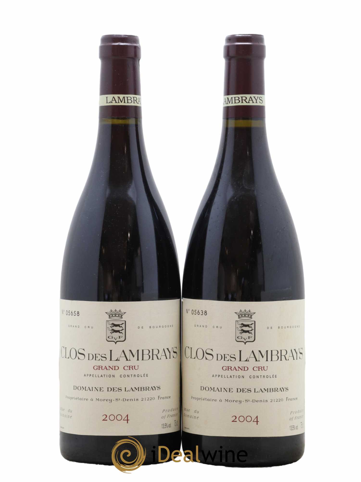 Clos des Lambrays Grand Cru Domaine des Lambrays 2004 - Lot de 2 bouteilles - 0