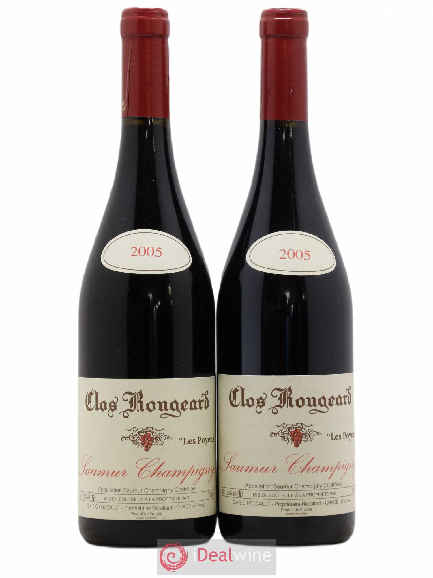 Saumur-Champigny Les Poyeux Clos Rougeard 2005 - Lot de 2 bouteilles - 0