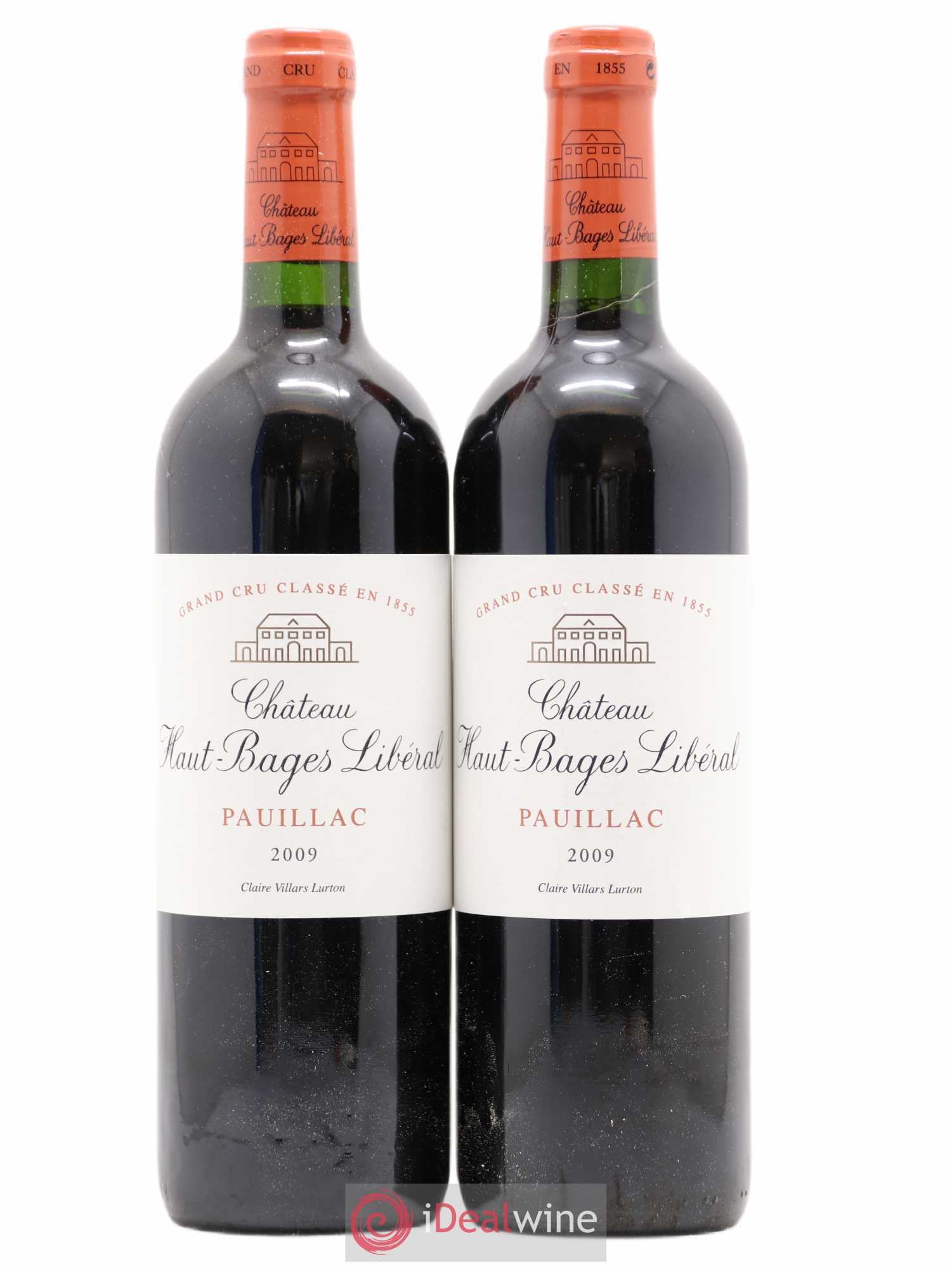 Château Haut Bages Libéral 5ème Grand Cru Classé 2009 - Lot de 2 bouteilles - 0