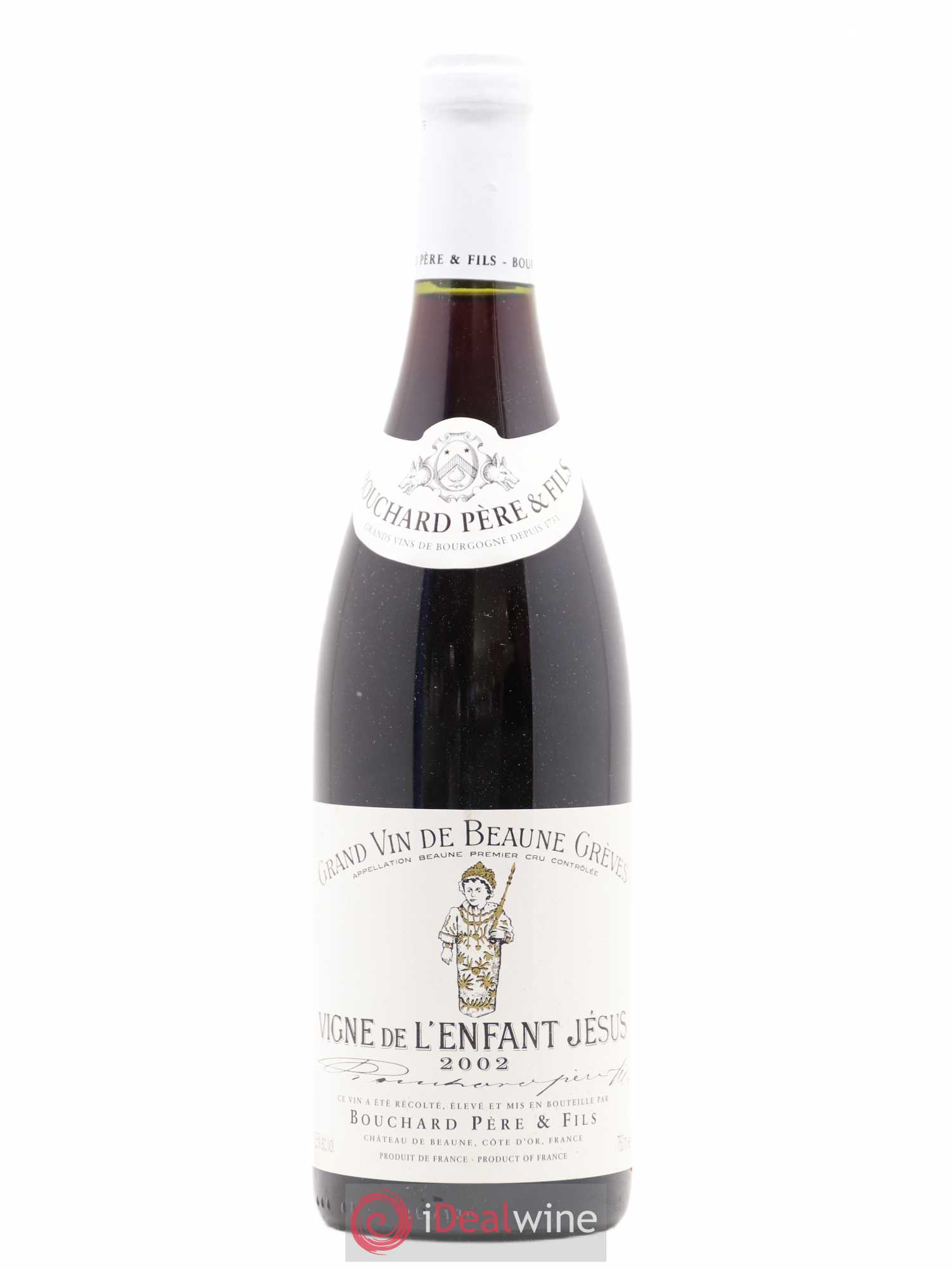 Beaune 1er Cru Grèves - Vigne de l'Enfant Jésus Bouchard Père & Fils 2002 - Lot de 1 bouteille - 0