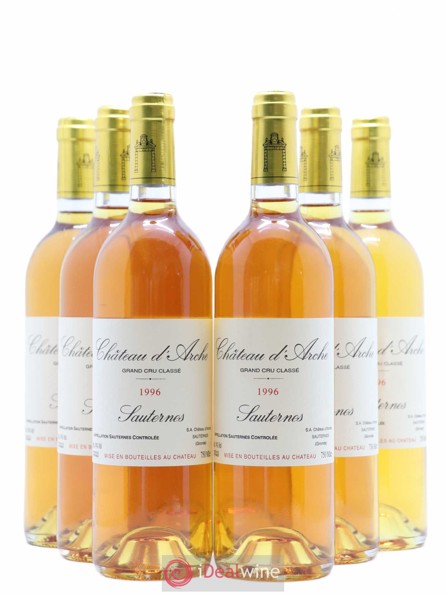Château d' Arche 2ème Grand Cru Classé 1996 - Lotto di 6 bottiglie - 0