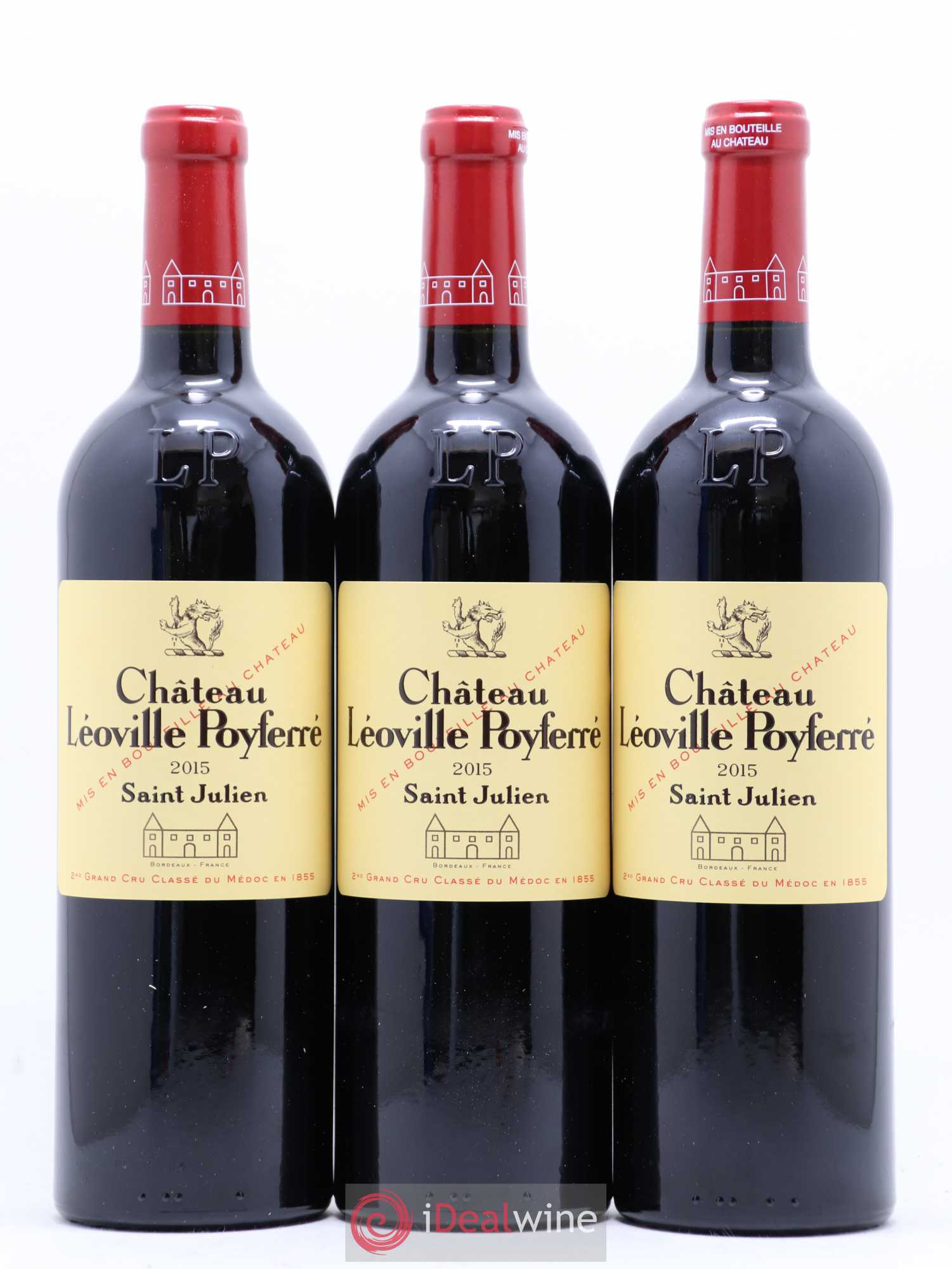 Château Léoville Poyferré 2ème Grand Cru Classé 2015 - Lot de 6 bouteilles - 1