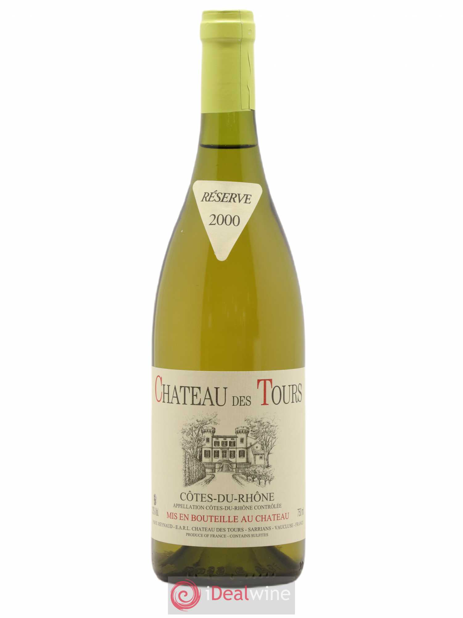 Côtes-du-Rhône Château des Tours Emmanuel Reynaud 2000 - Lot de 1 bouteille - 0