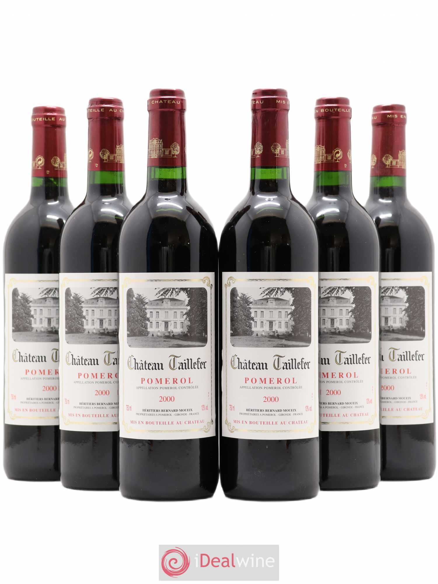 Château Taillefer 2000 - Lot de 6 bouteilles - 0