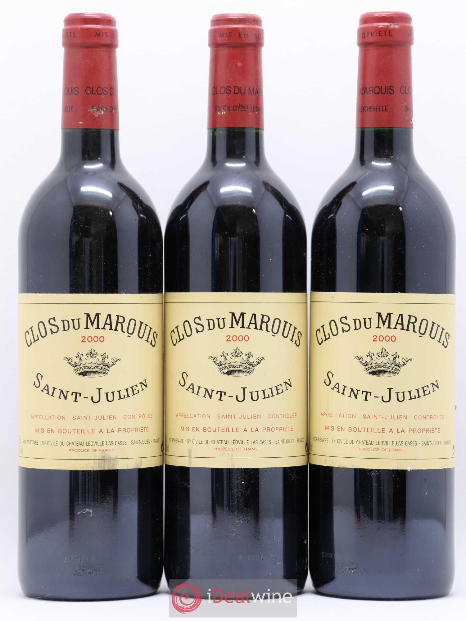 Clos du Marquis 2000 - Lot de 6 bouteilles - 1