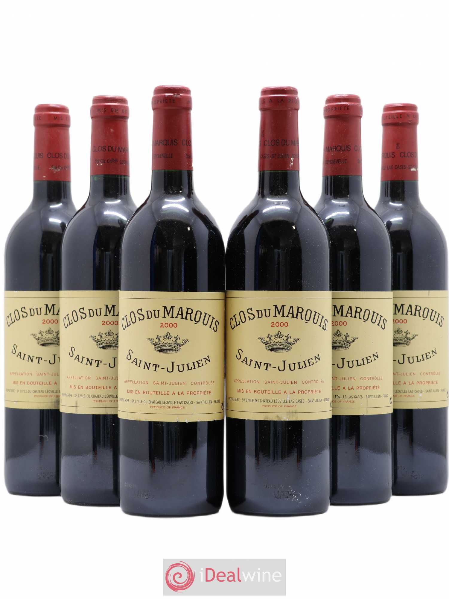Clos du Marquis 2000 - Lot de 6 bouteilles - 0