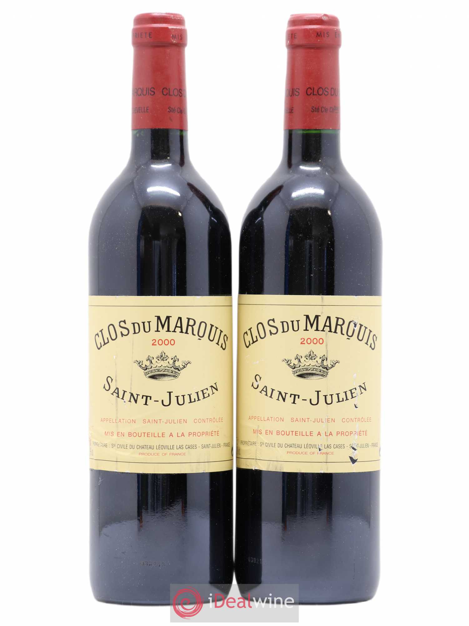 Clos du Marquis 2000 - Lot de 2 bouteilles - 0