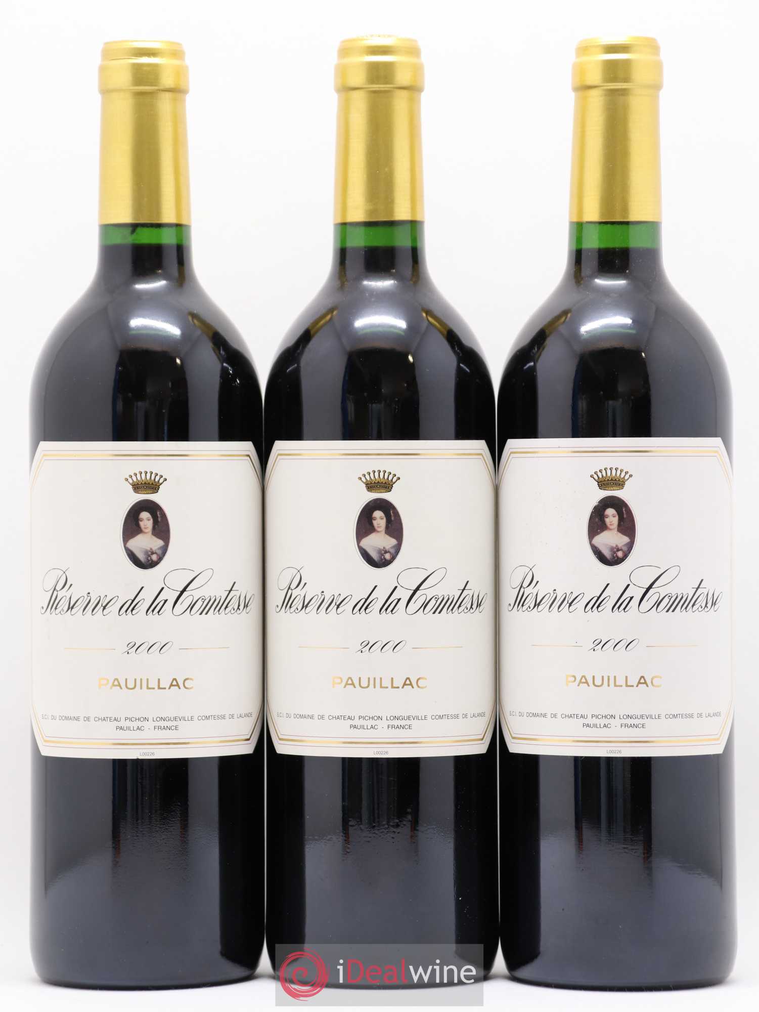 Réserve de la Comtesse Second Vin 2000 - Lot de 6 bouteilles - 1