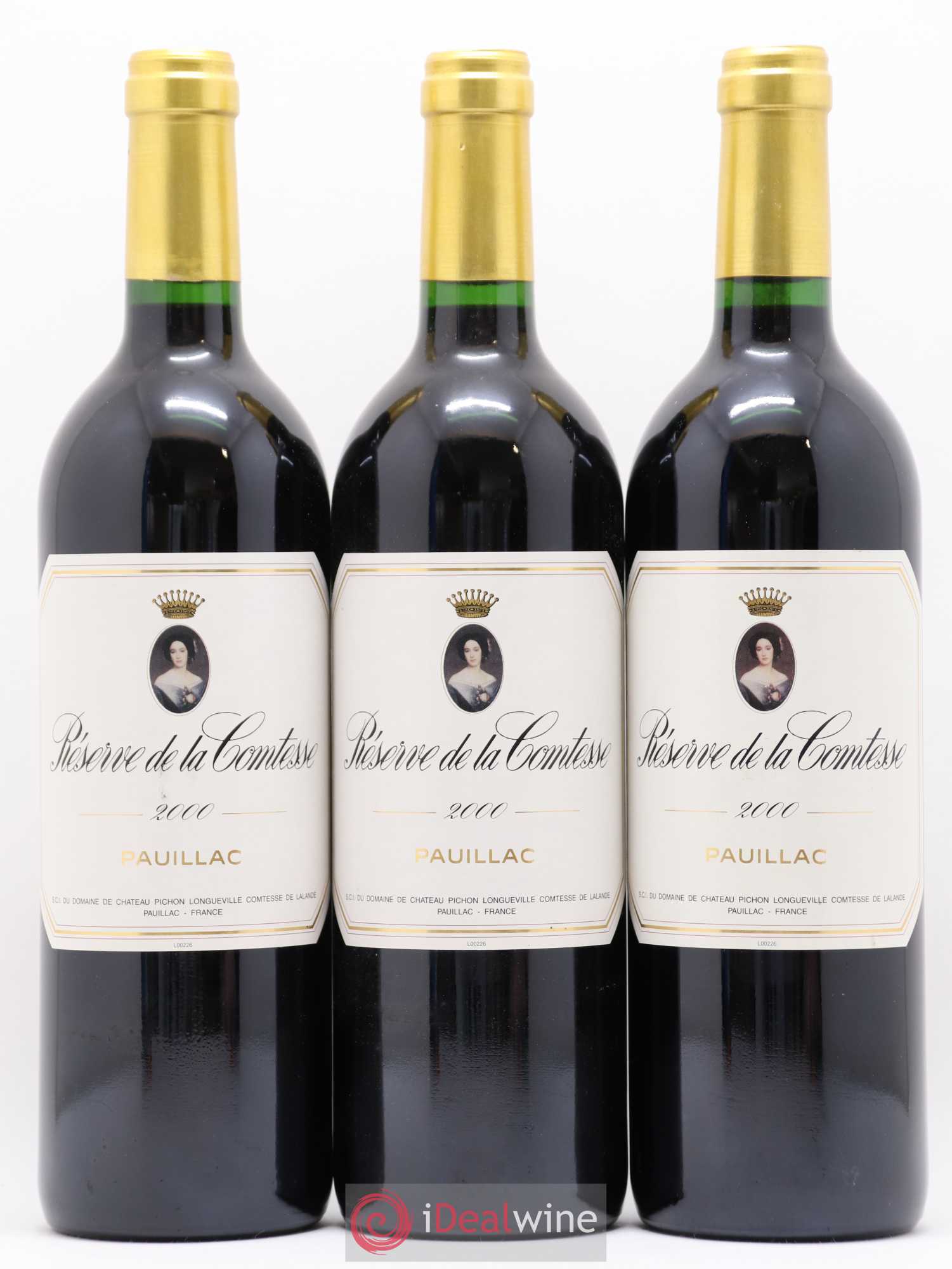 Réserve de la Comtesse Second Vin 2000 - Lot de 6 bouteilles - 2