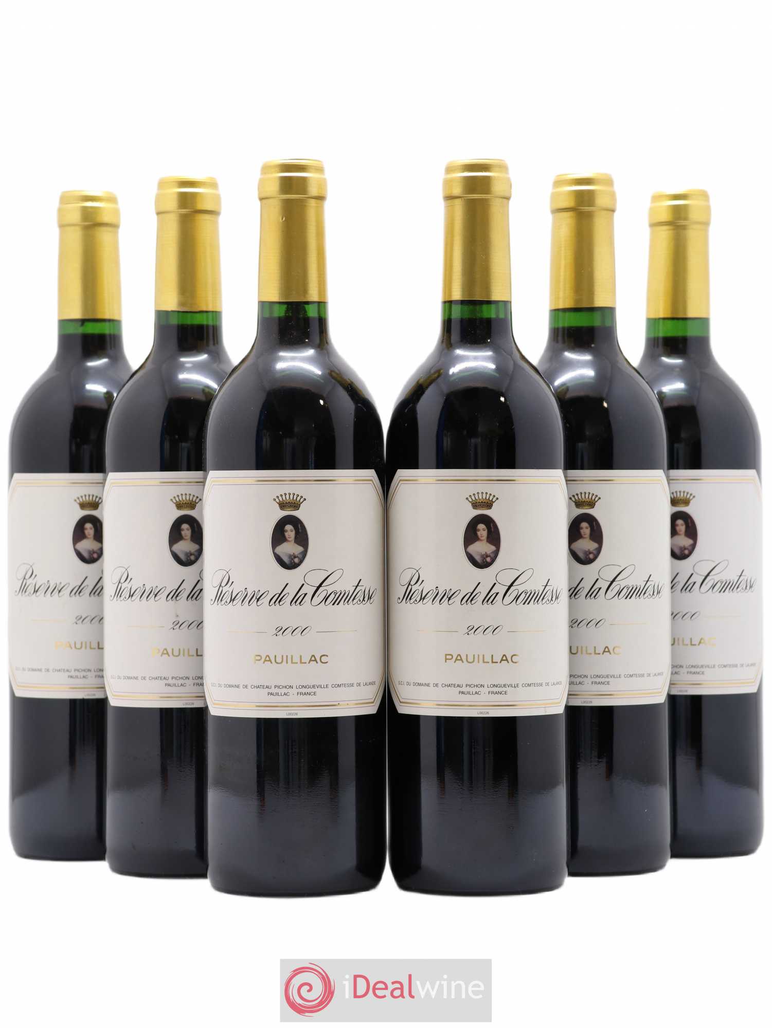 Réserve de la Comtesse Second Vin 2000 - Lot de 6 bouteilles - 0