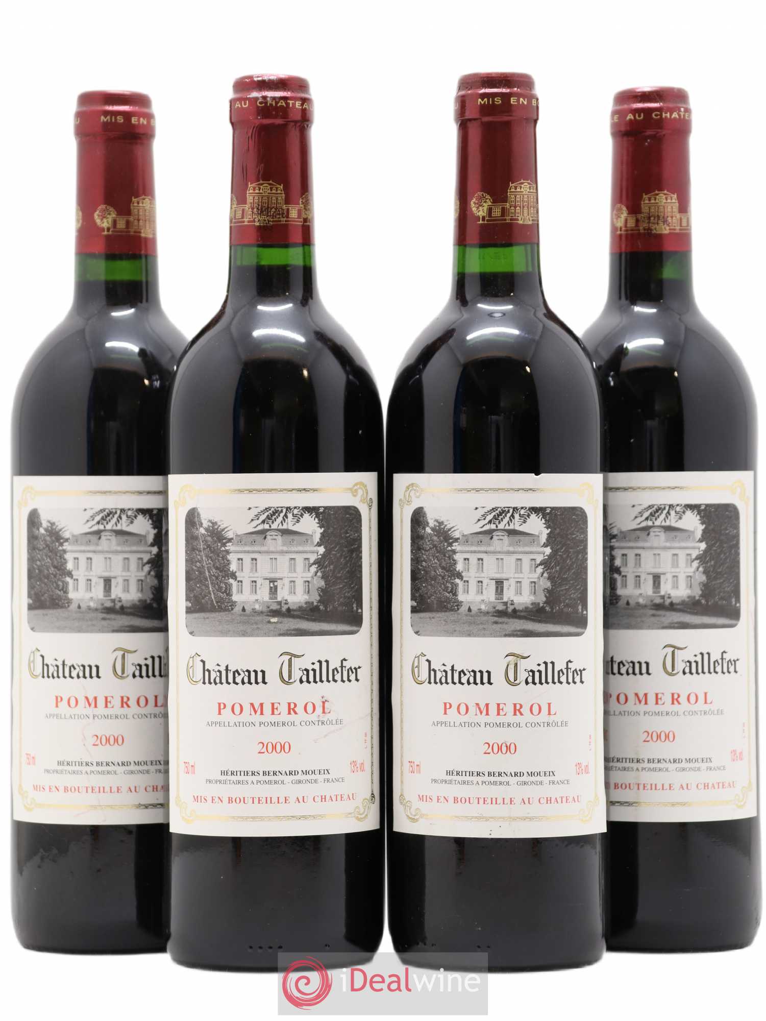 Château Taillefer 2000 - Posten von 4 Flaschen - 0