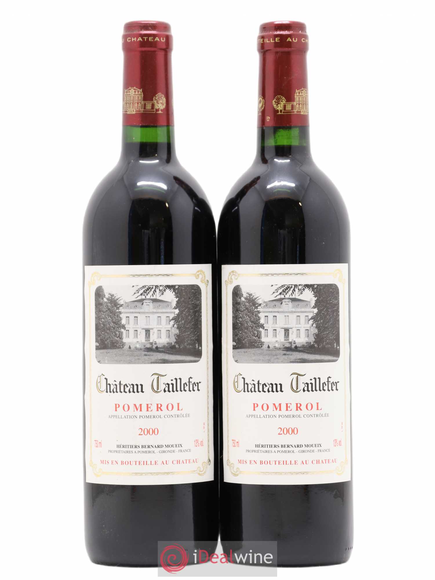 Château Taillefer 2000 - Lot de 2 bouteilles - 0