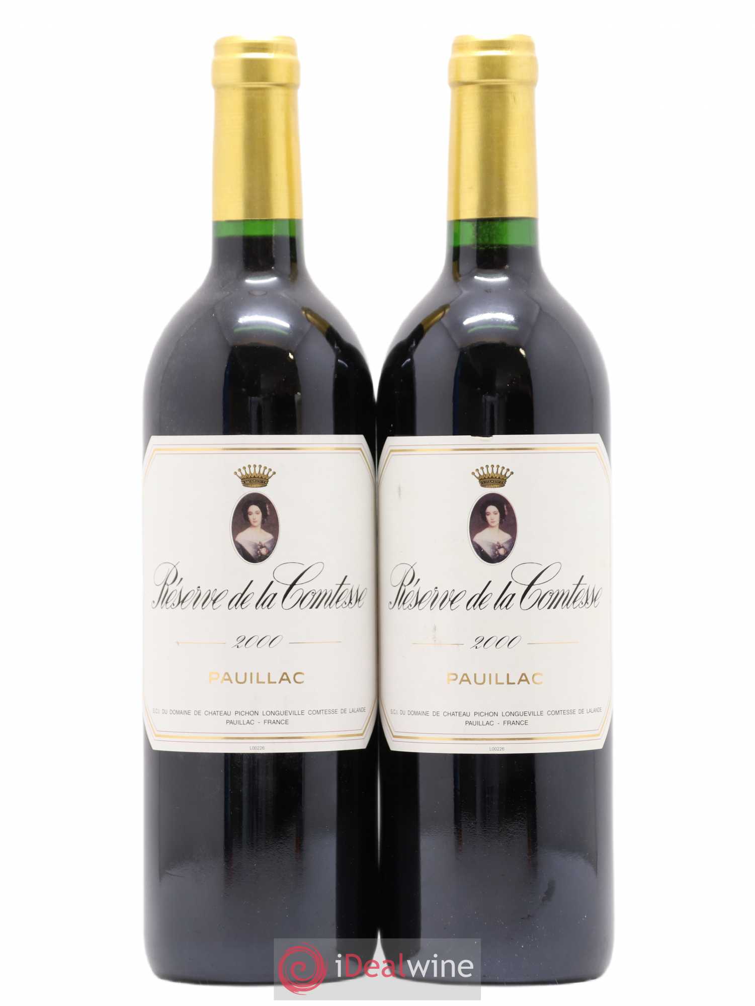 Réserve de la Comtesse Second Vin 2000 - Lot de 2 bouteilles - 0