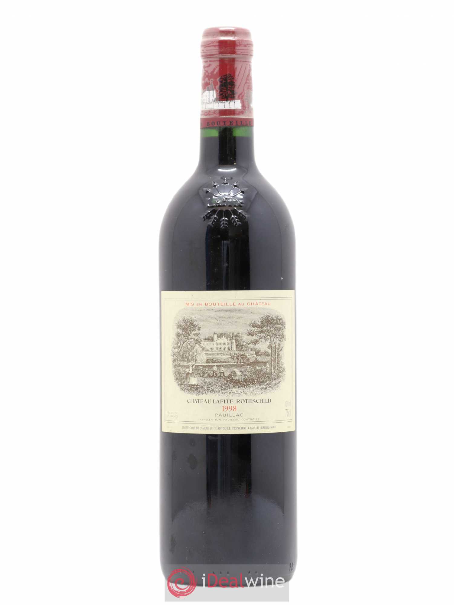 Château Lafite Rothschild 1er Grand Cru Classé 1998 - Lot de 1 bouteille - 0