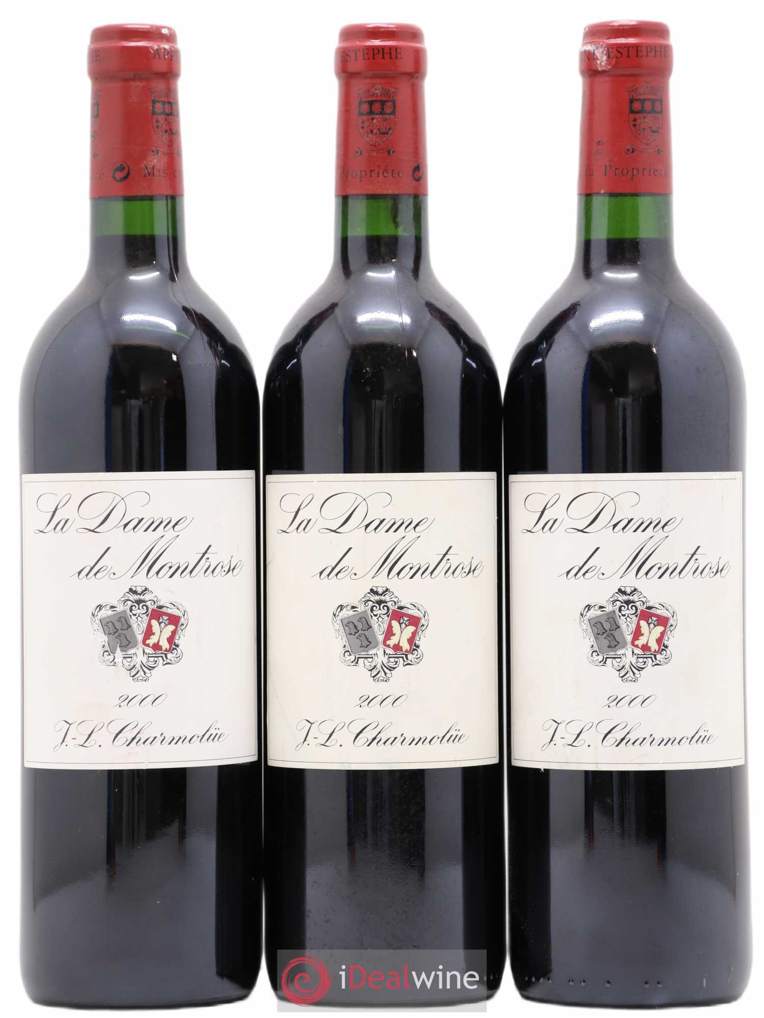 La Dame de Montrose Second Vin 2000 - Lot de 3 bouteilles - 0