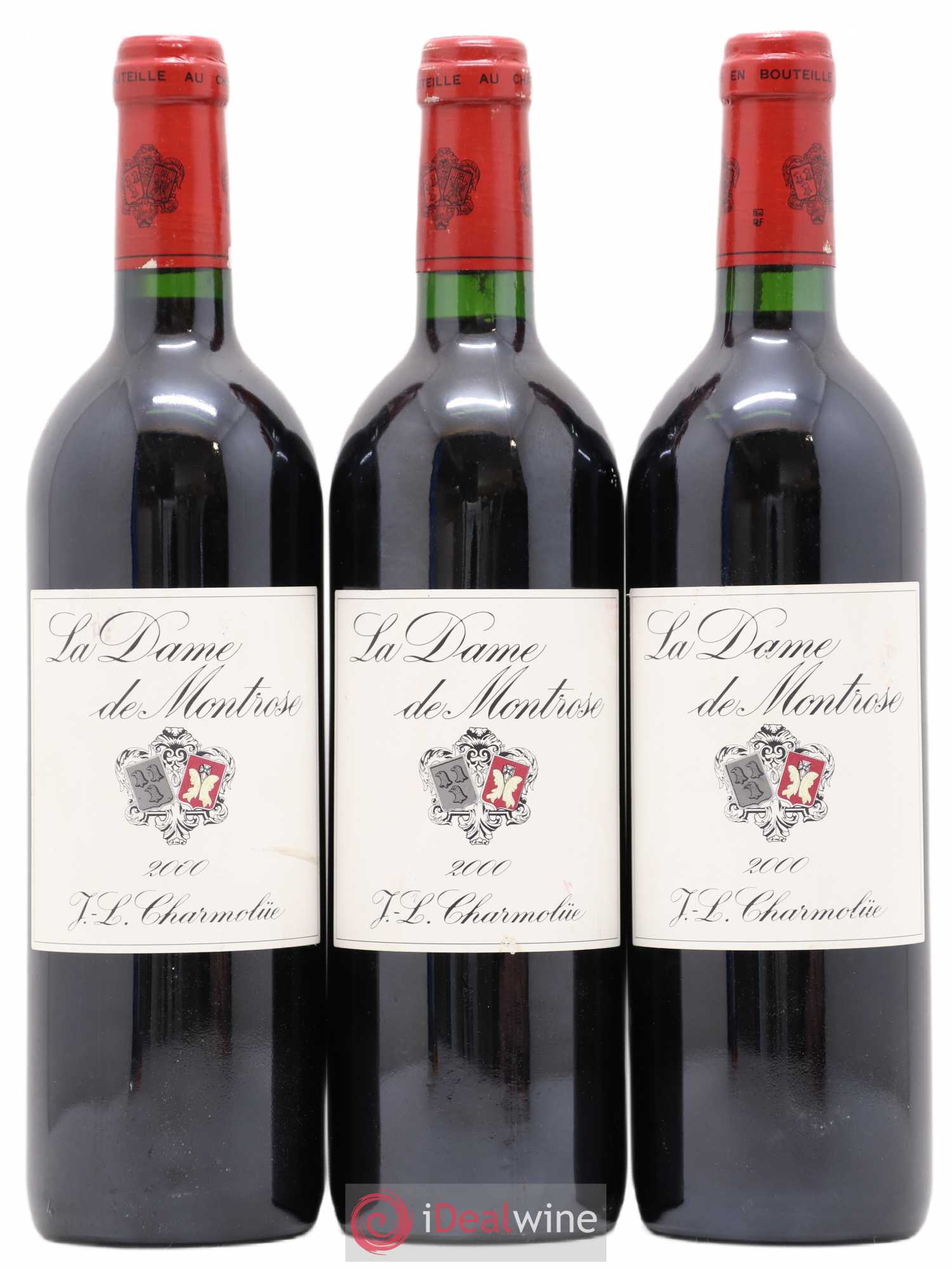 La Dame de Montrose Second Vin 2000 - Lot de 3 bouteilles - 0