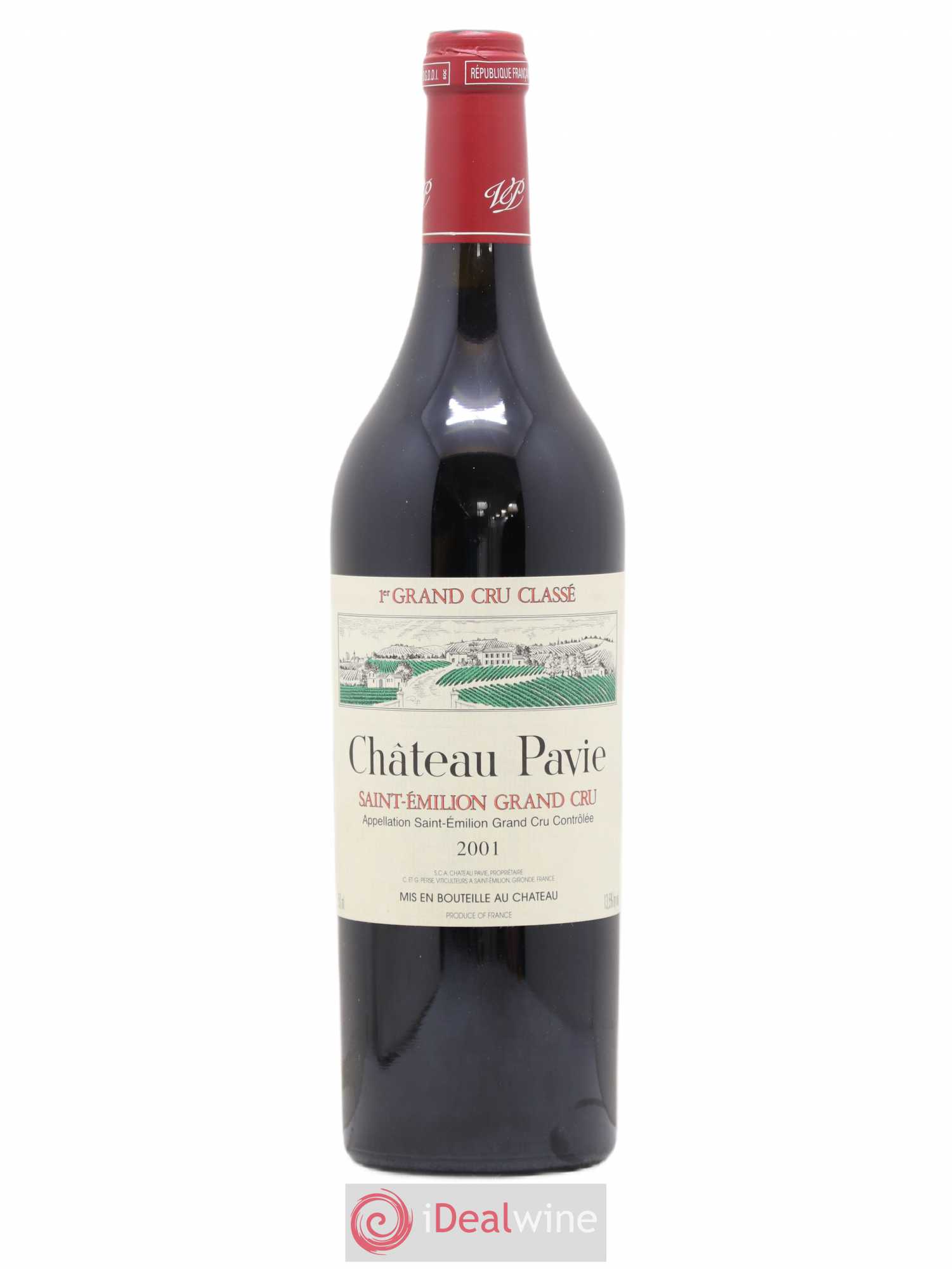 Château Pavie 1er Grand Cru Classé A 2001 - Lot de 1 bouteille - 0