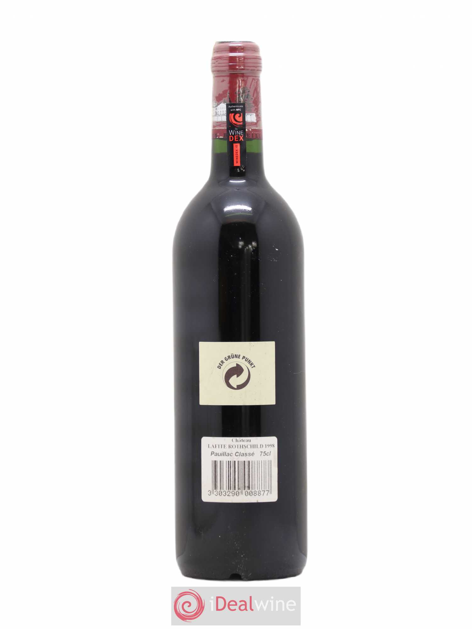 Château Lafite Rothschild 1er Grand Cru Classé 1998 - Lot de 1 bouteille - 1