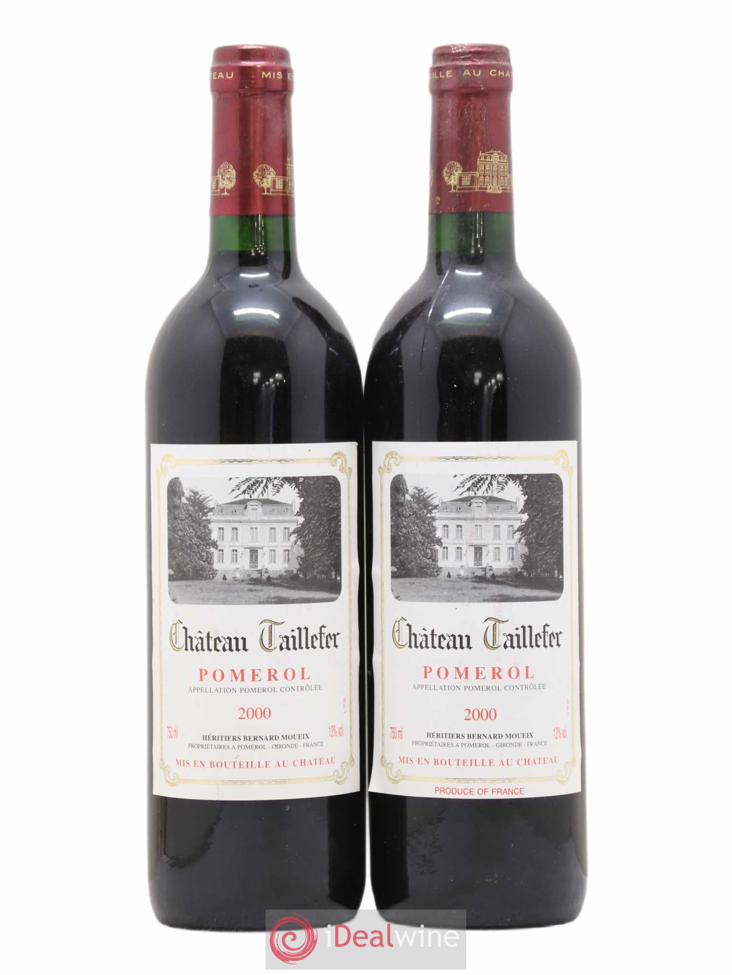 Château Taillefer 2000 - Lot de 2 bouteilles - 0