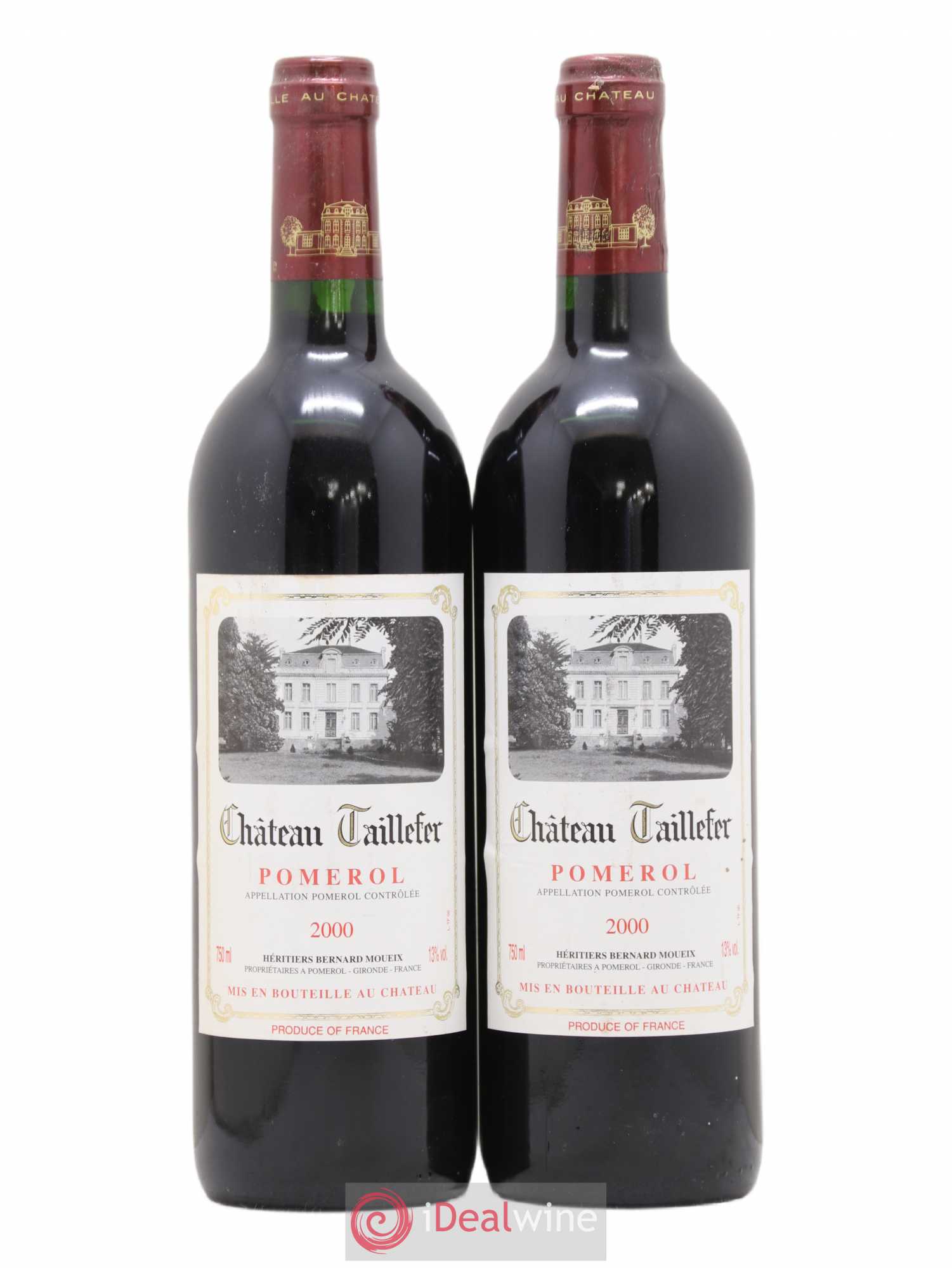 Château Taillefer 2000 - Posten von 2 Flaschen - 0