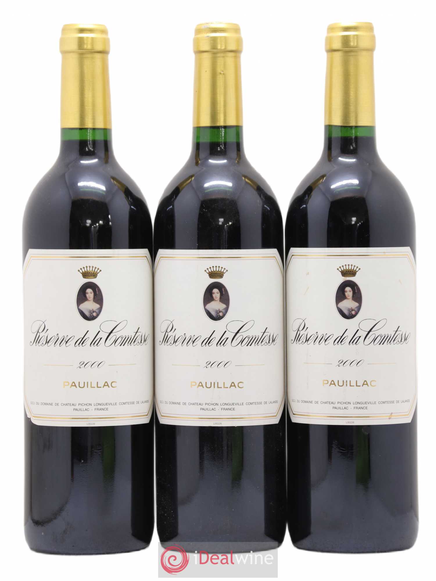 Réserve de la Comtesse Second Vin 2000 - Lot de 12 bouteilles - 3