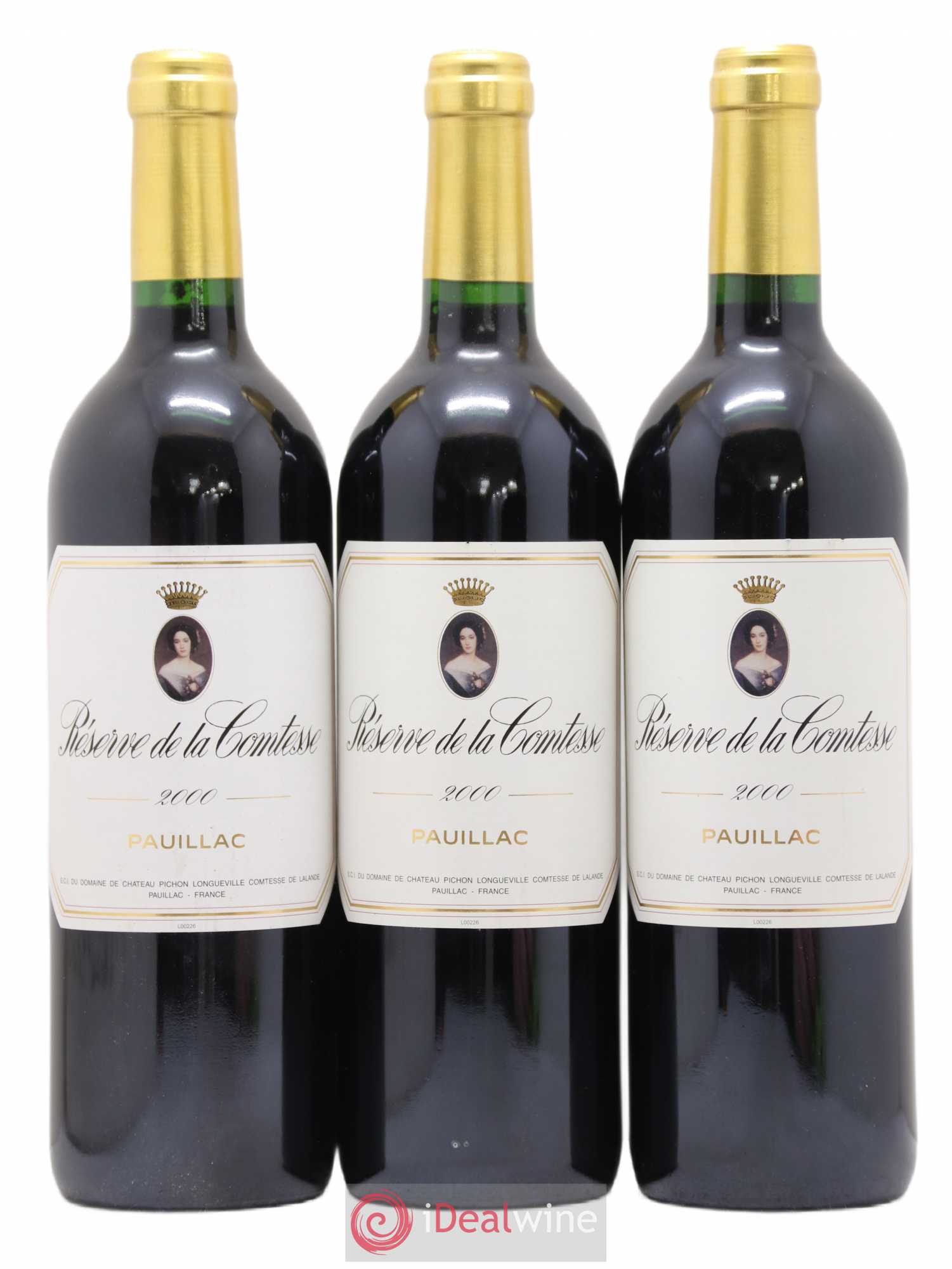 Réserve de la Comtesse Second Vin 2000 - Lot de 12 bouteilles - 4