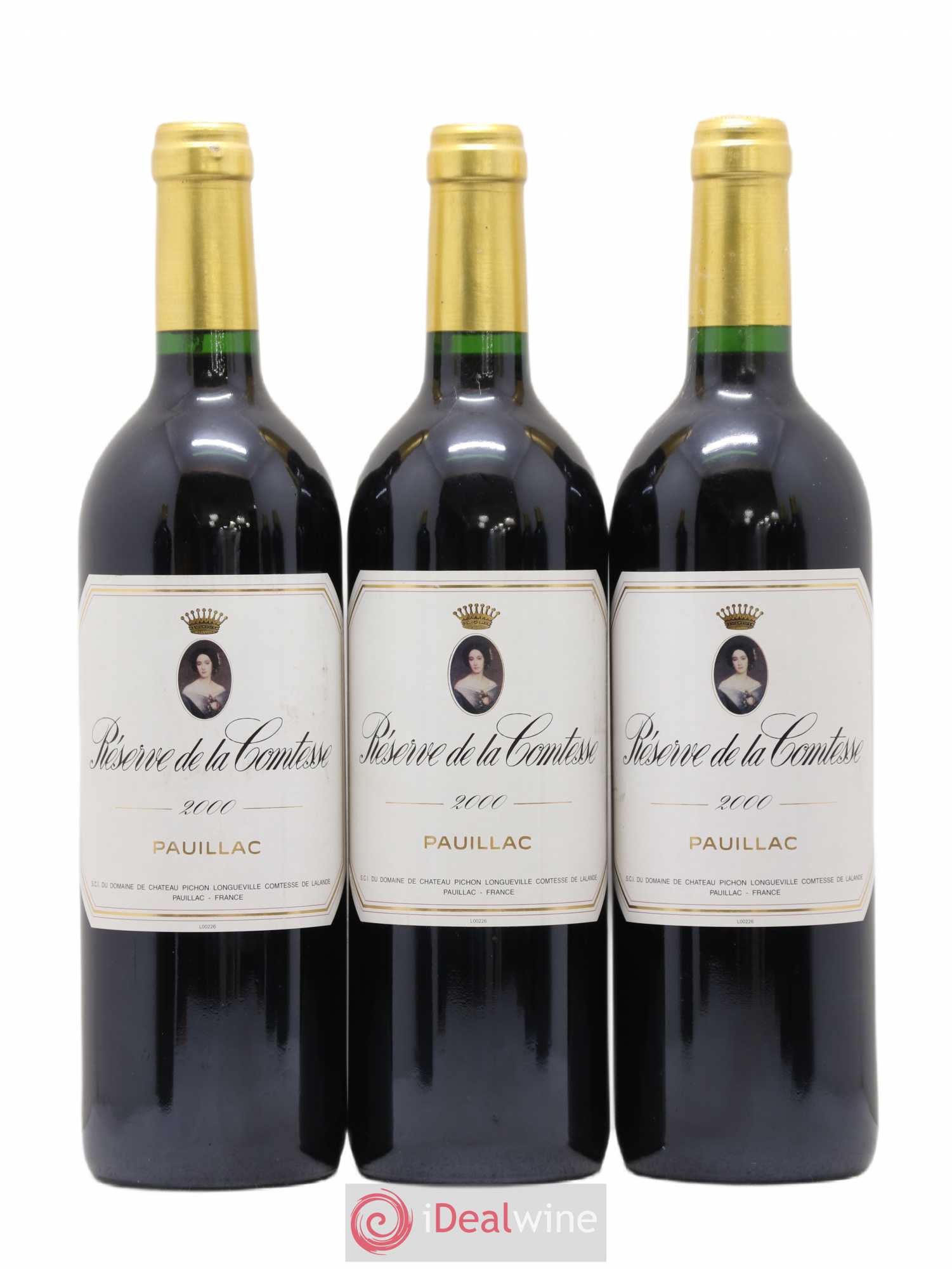 Réserve de la Comtesse Second Vin 2000 - Lot de 6 bouteilles - 1