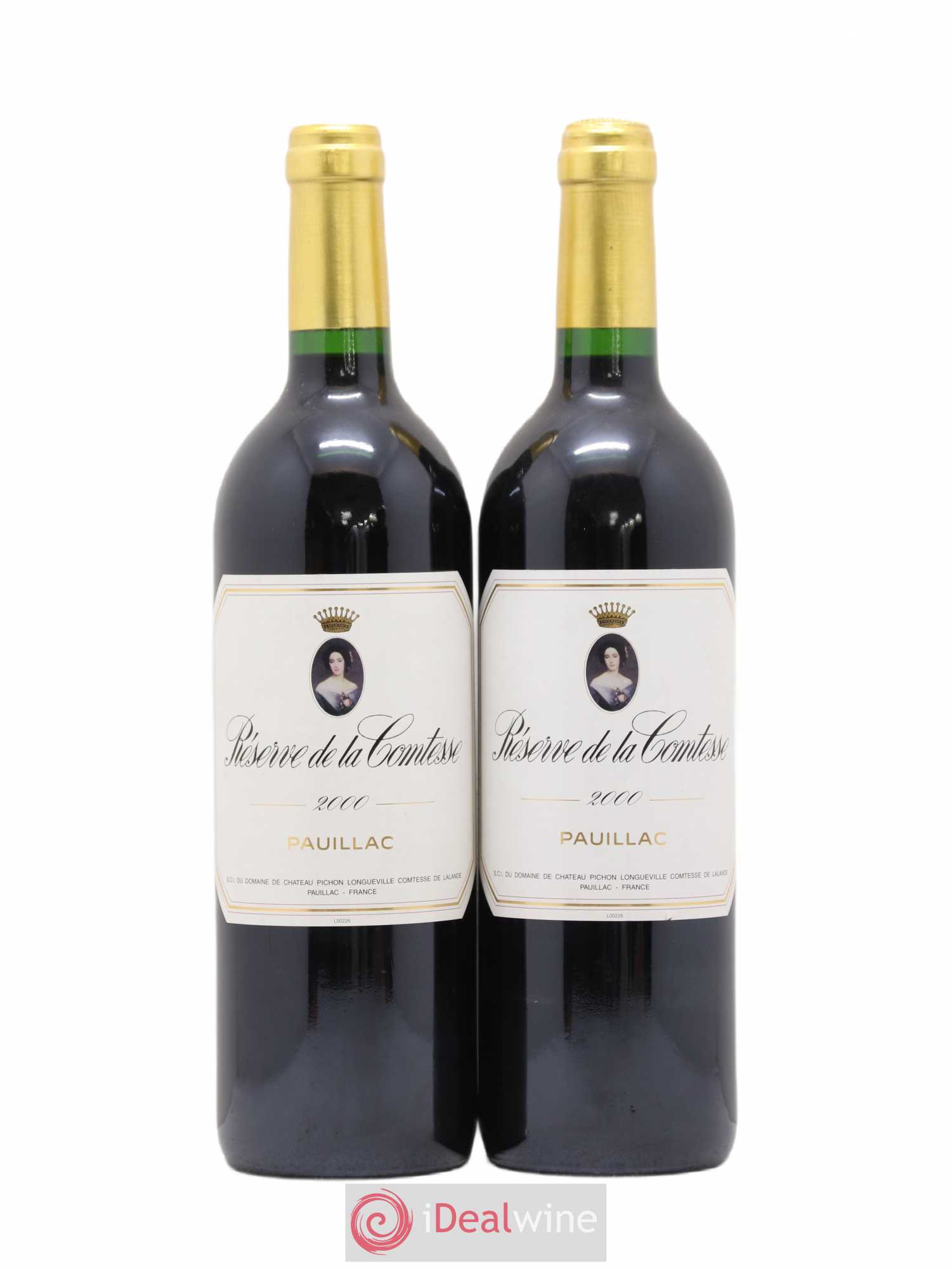 Réserve de la Comtesse Second Vin 2000 - Lot de 2 bouteilles - 0