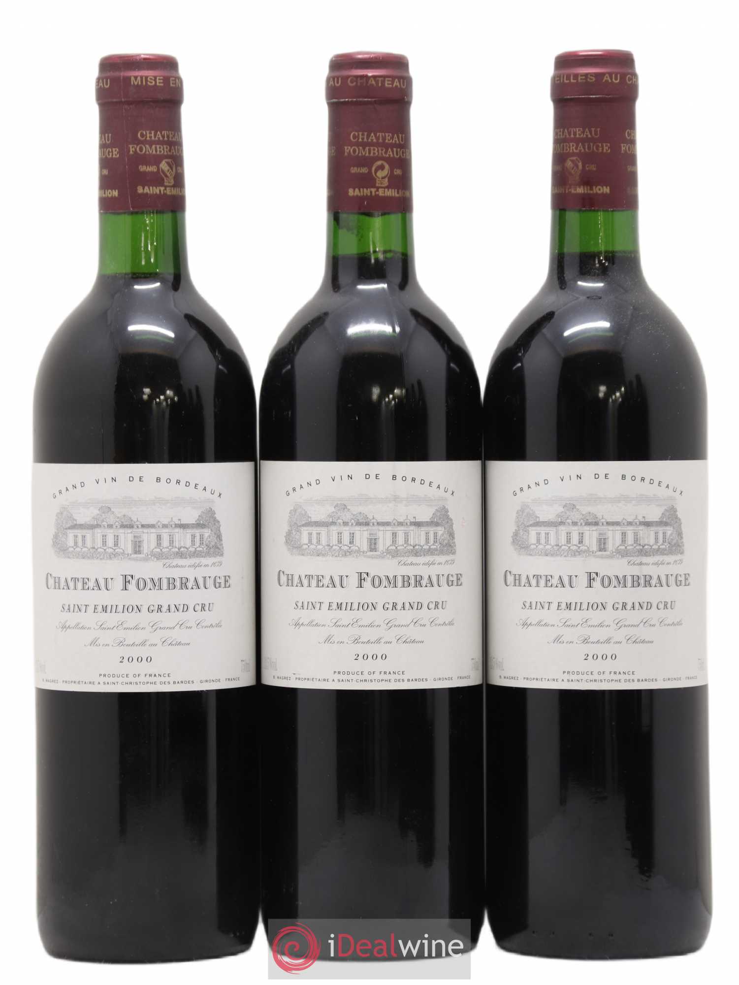 Château Fombrauge Grand Cru Classé 2000 - Lot de 6 bouteilles - 2