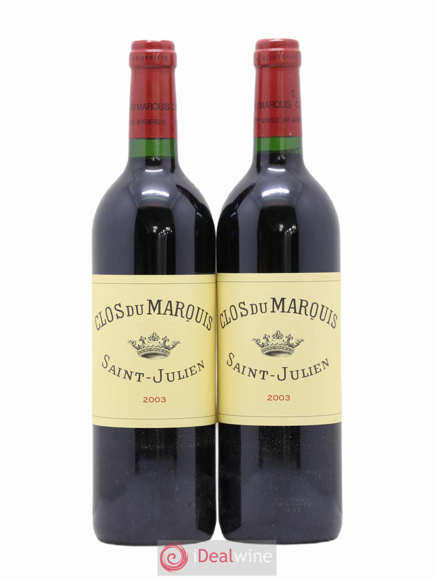 Clos du Marquis 2003 - Lot de 2 bouteilles - 0