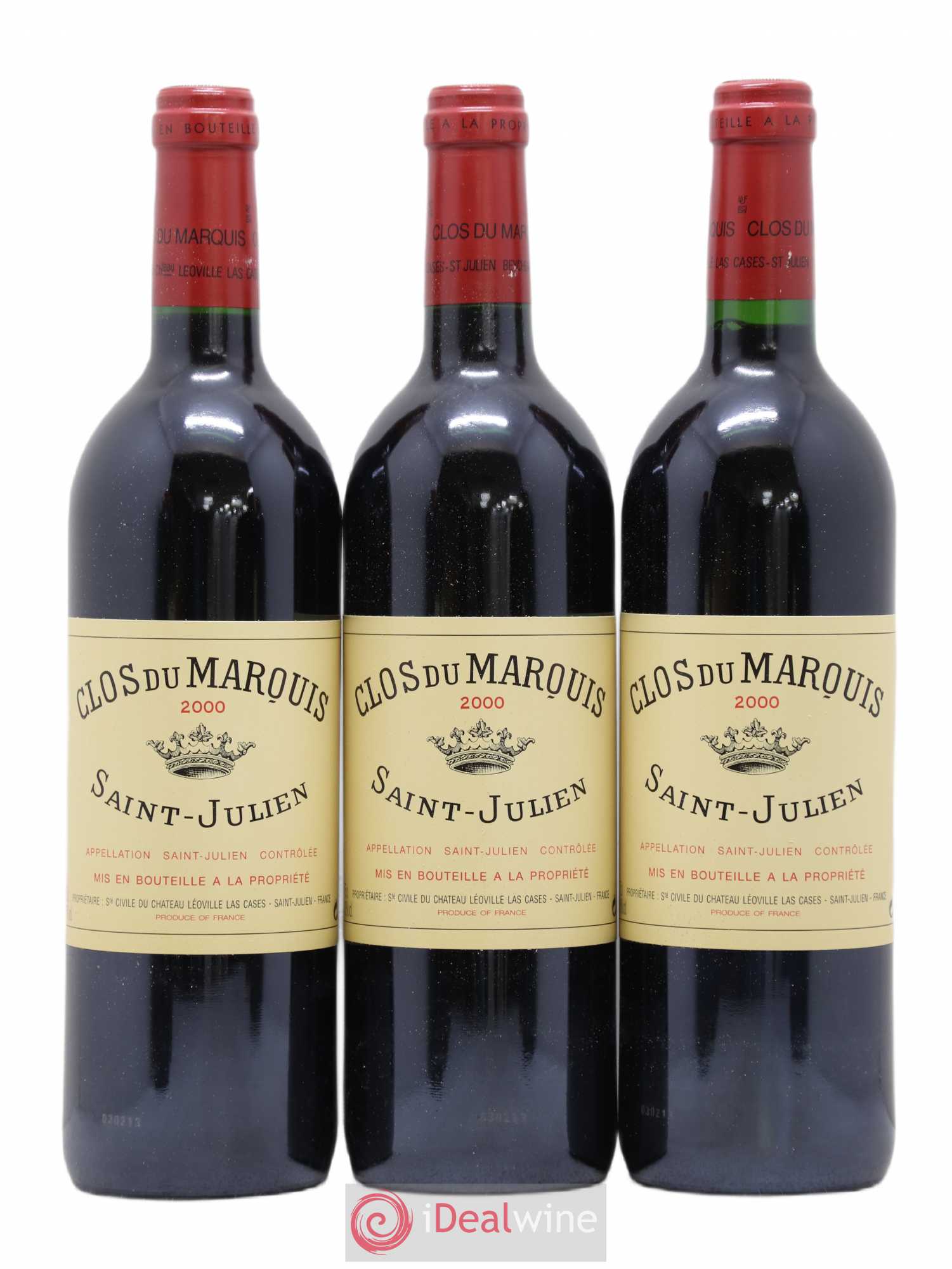 Clos du Marquis 2000 - Lot de 6 bouteilles - 2