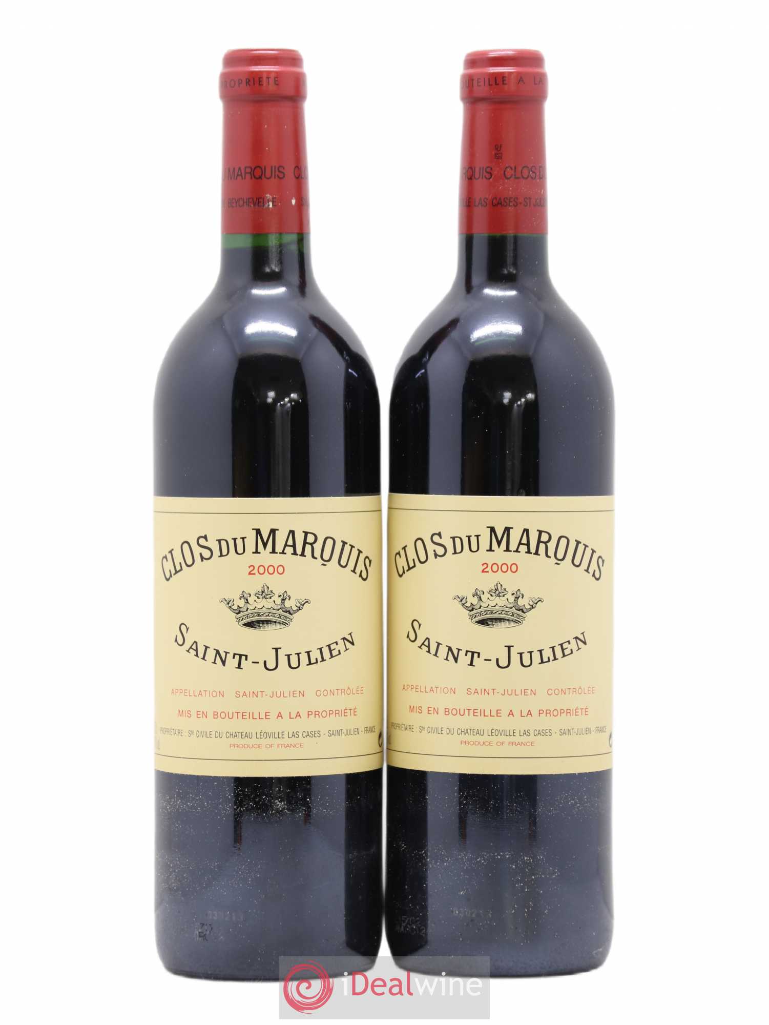Clos du Marquis 2000 - Lot de 2 bouteilles - 0