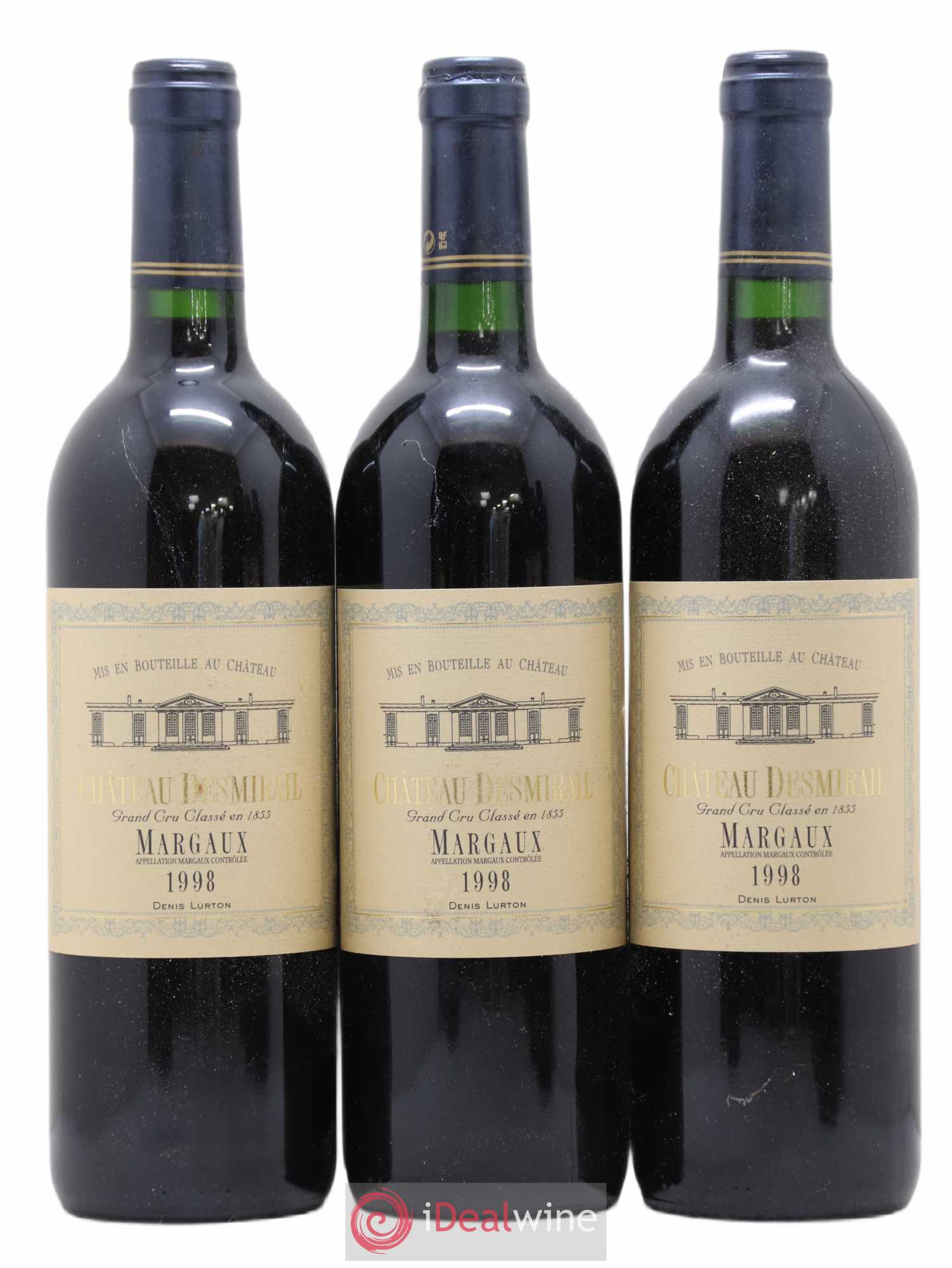 Château Desmirail 3ème Grand Cru Classé 1998 - Lot de 6 bouteilles - 1