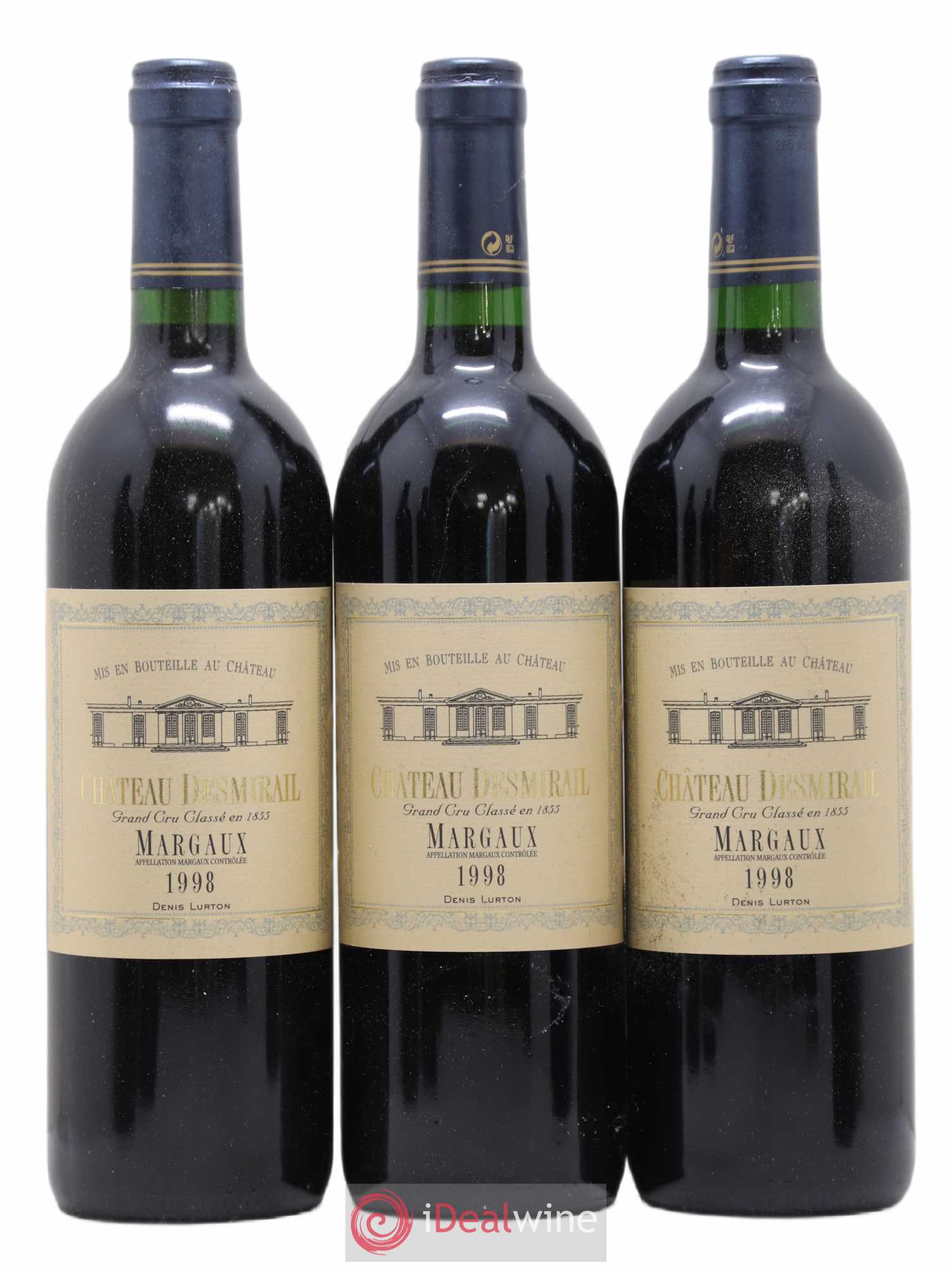 Château Desmirail 3ème Grand Cru Classé 1998 - Lot de 6 bouteilles - 2