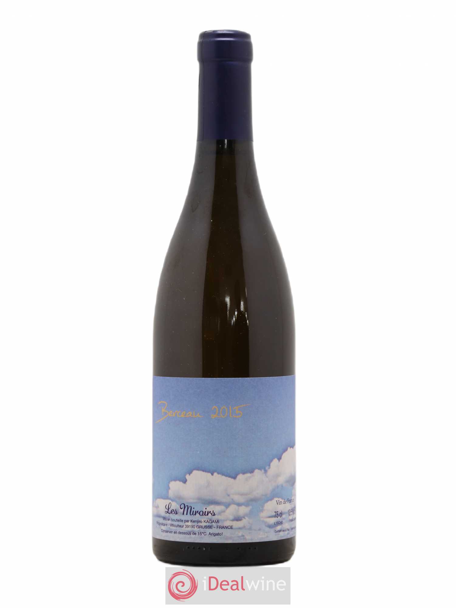 Vin de France Le Berceau Kenjiro Kagami - Domaine des Miroirs 2015 - Lot de 1 bouteille - 0