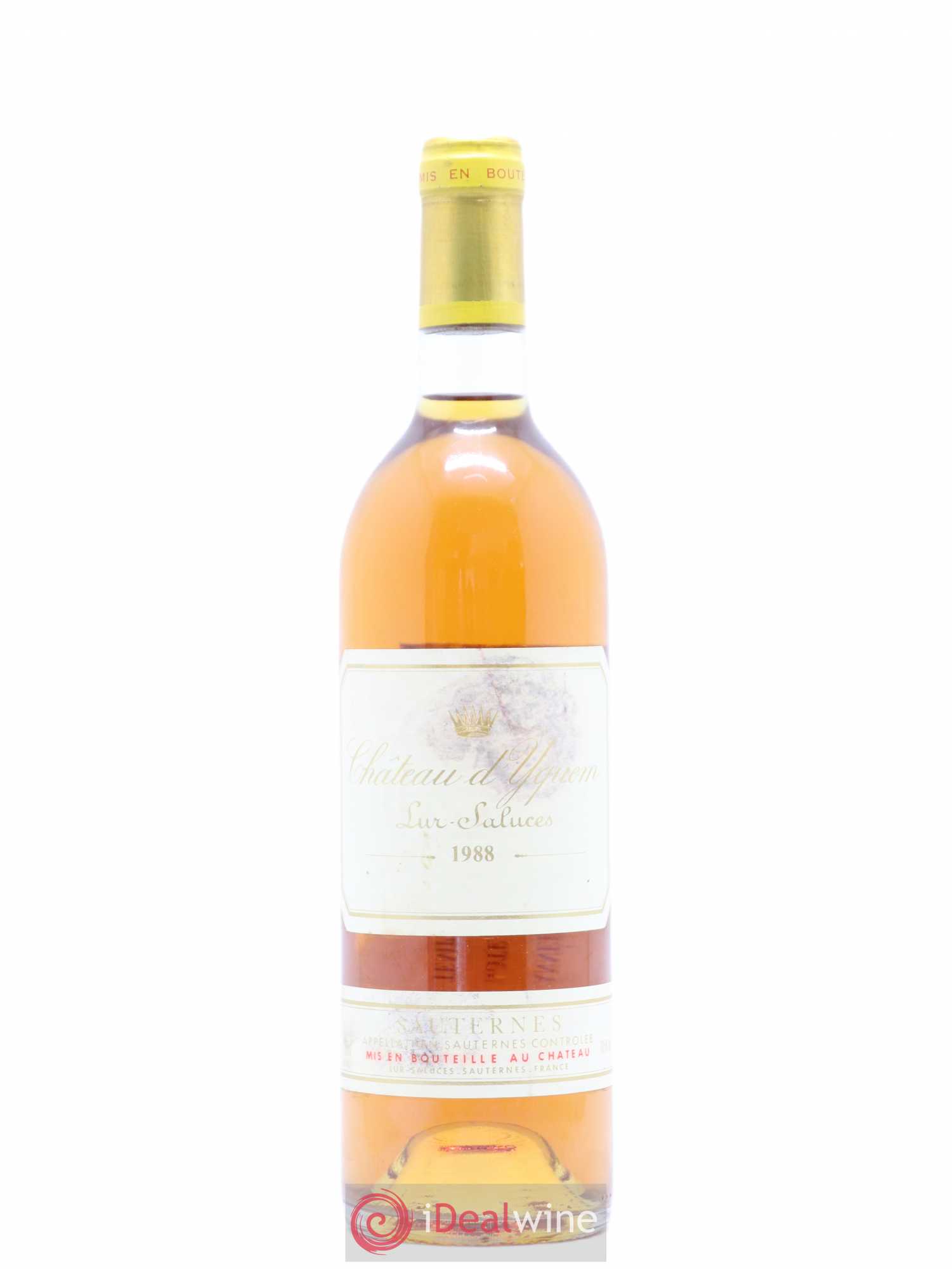 Château d' Yquem 1er Cru Classé Supérieur 1988 - Lotto di 1 bottiglia - 0