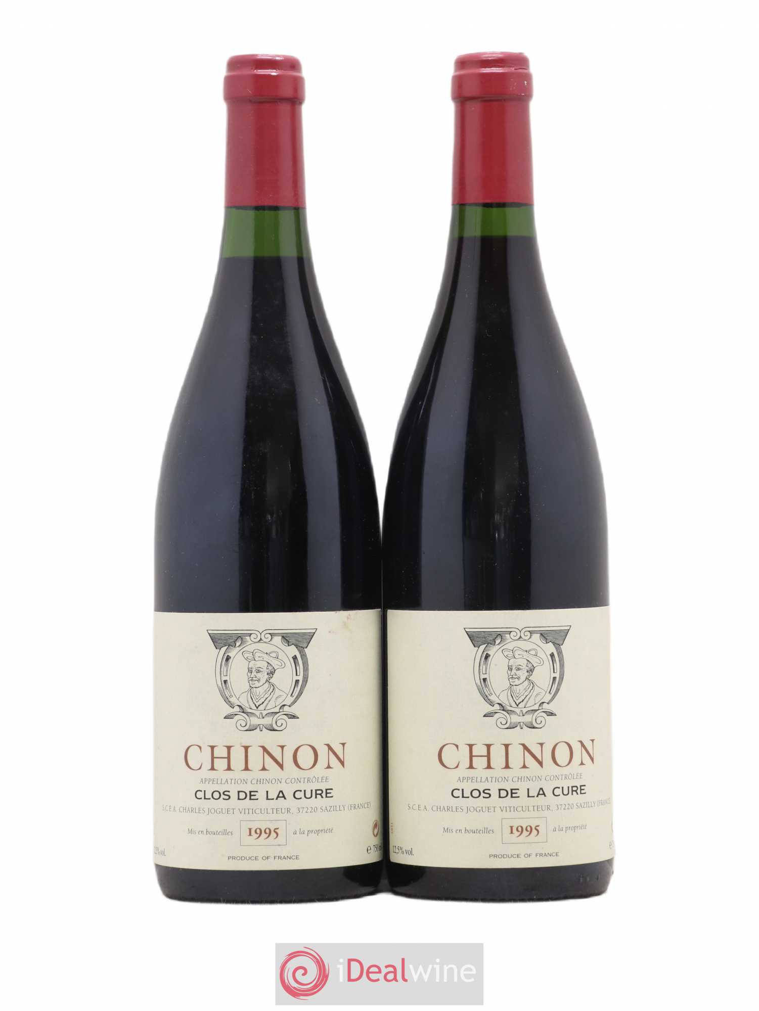 Chinon Clos de la Cure Charles Joguet 1995 - Posten von 2 Flaschen - 0