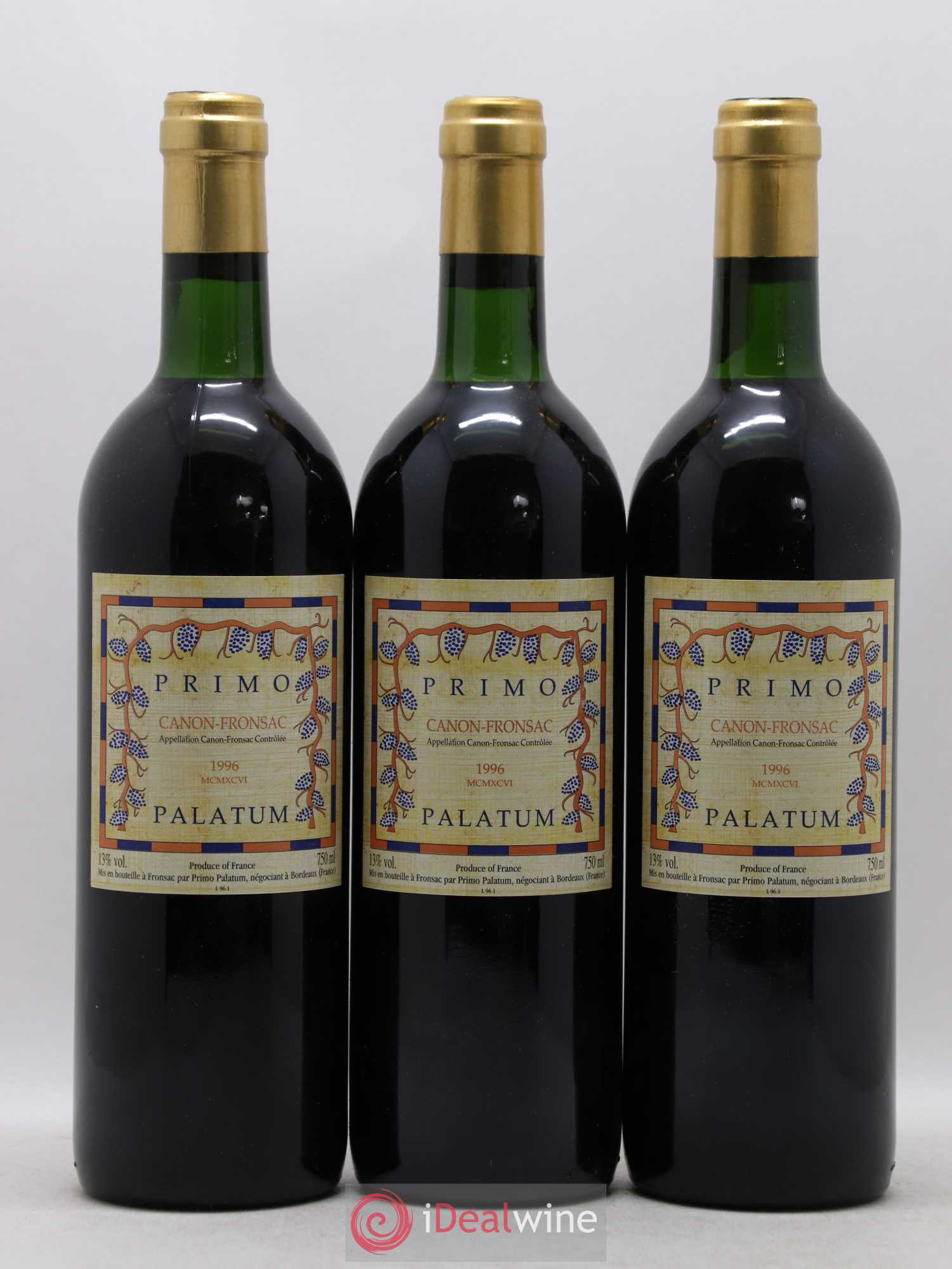 Canon-Fronsac Primo Palatum (sans prix de réserve) 1996 - Posten von 12 Flaschen - 4