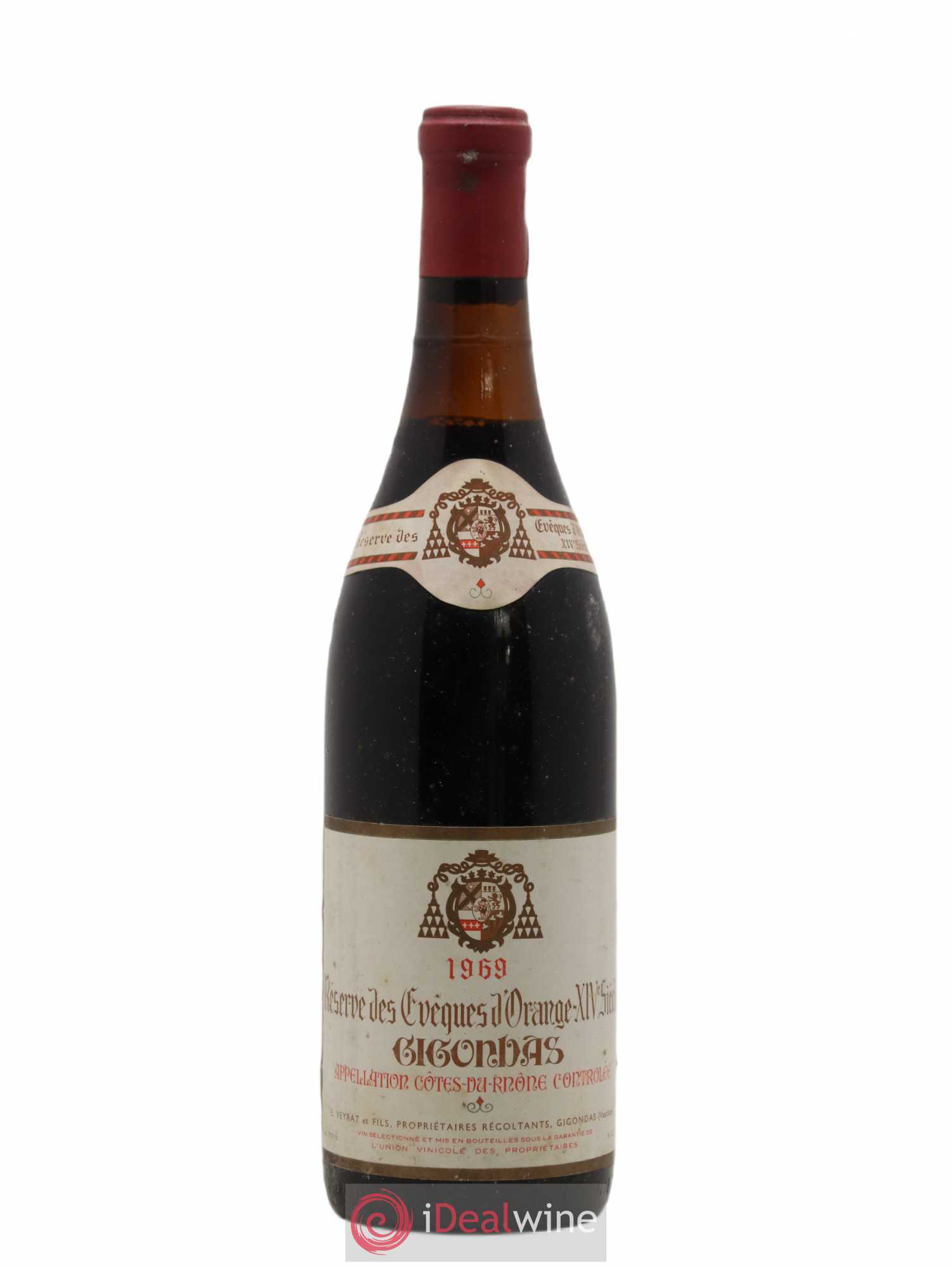 Gigondas Reserve Des Evêques D'Orange Veyrat et Fils 1969 - Posten von 1 Flasche - 0
