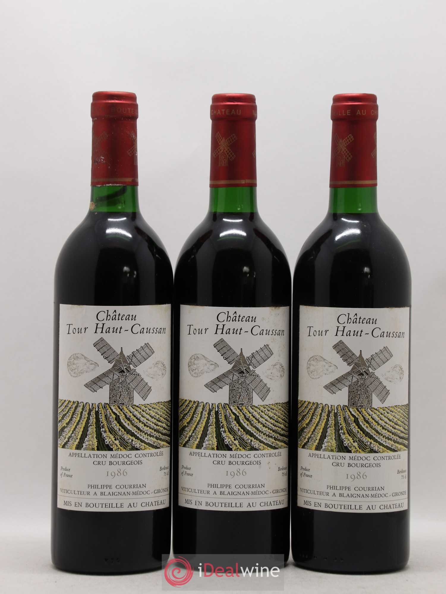 Château Tour Haut-Caussan Cru Bourgeois 1986 - Lot de 6 bouteilles - 2