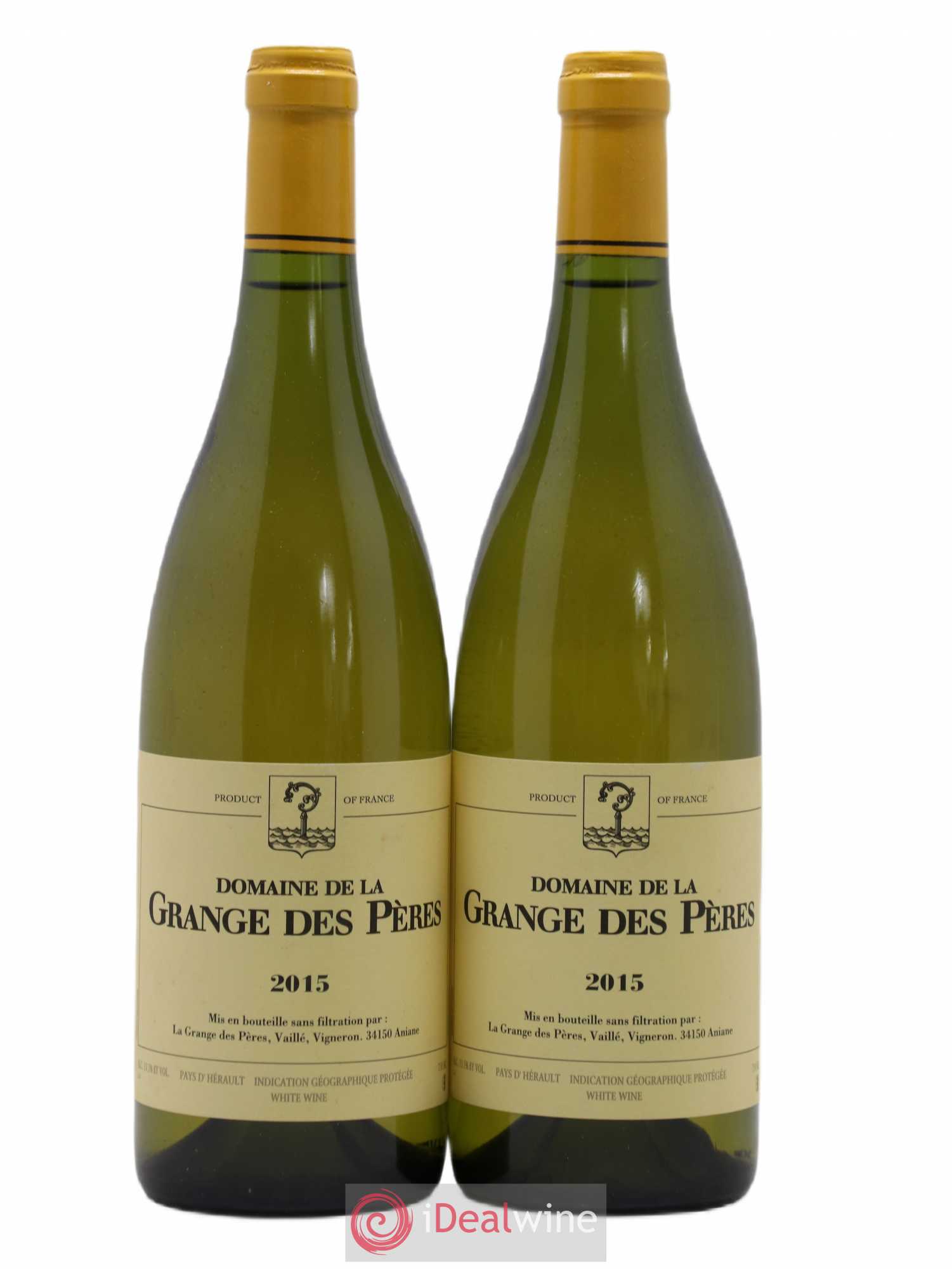 Pays d'Hérault Grange des Pères Laurent Vaillé 2015 - Lot de 2 bouteilles - 0